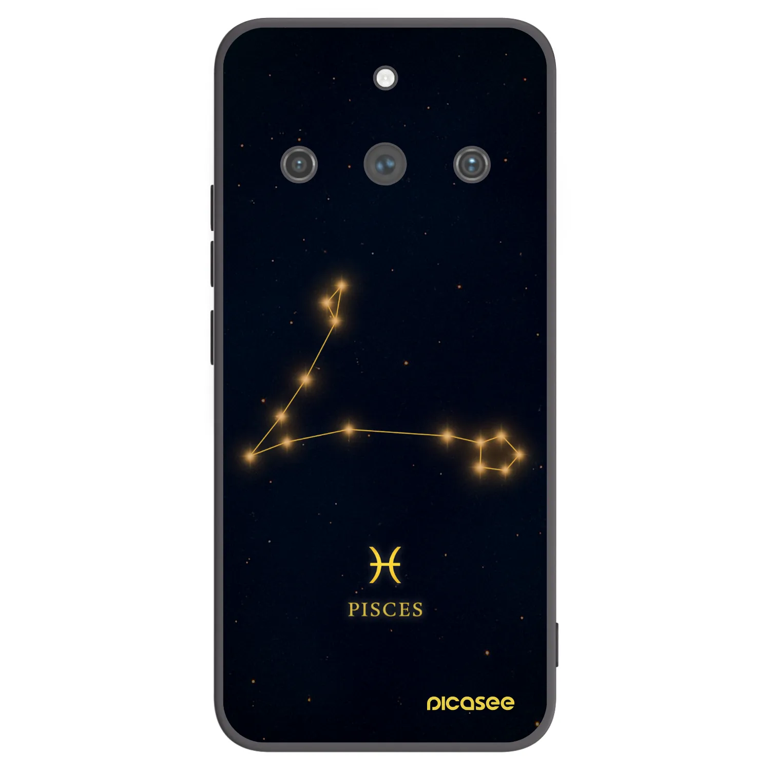 Picasee silikónový čierny obal pre Realme 11 Pro+ - PISCES