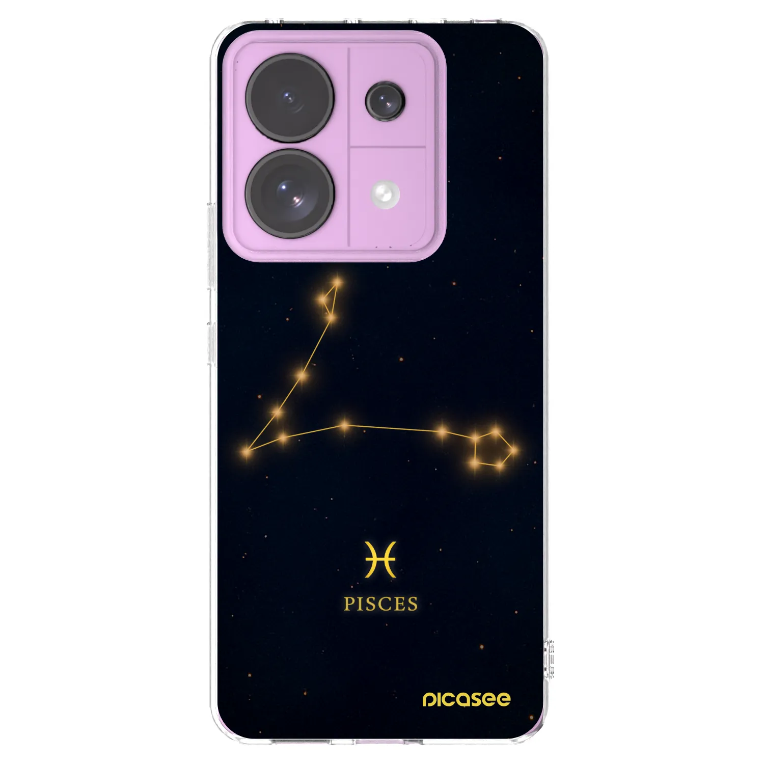 Picasee silikónový prehľadný obal pre Xiaomi Redmi Note 13 Pro 5G - PISCES