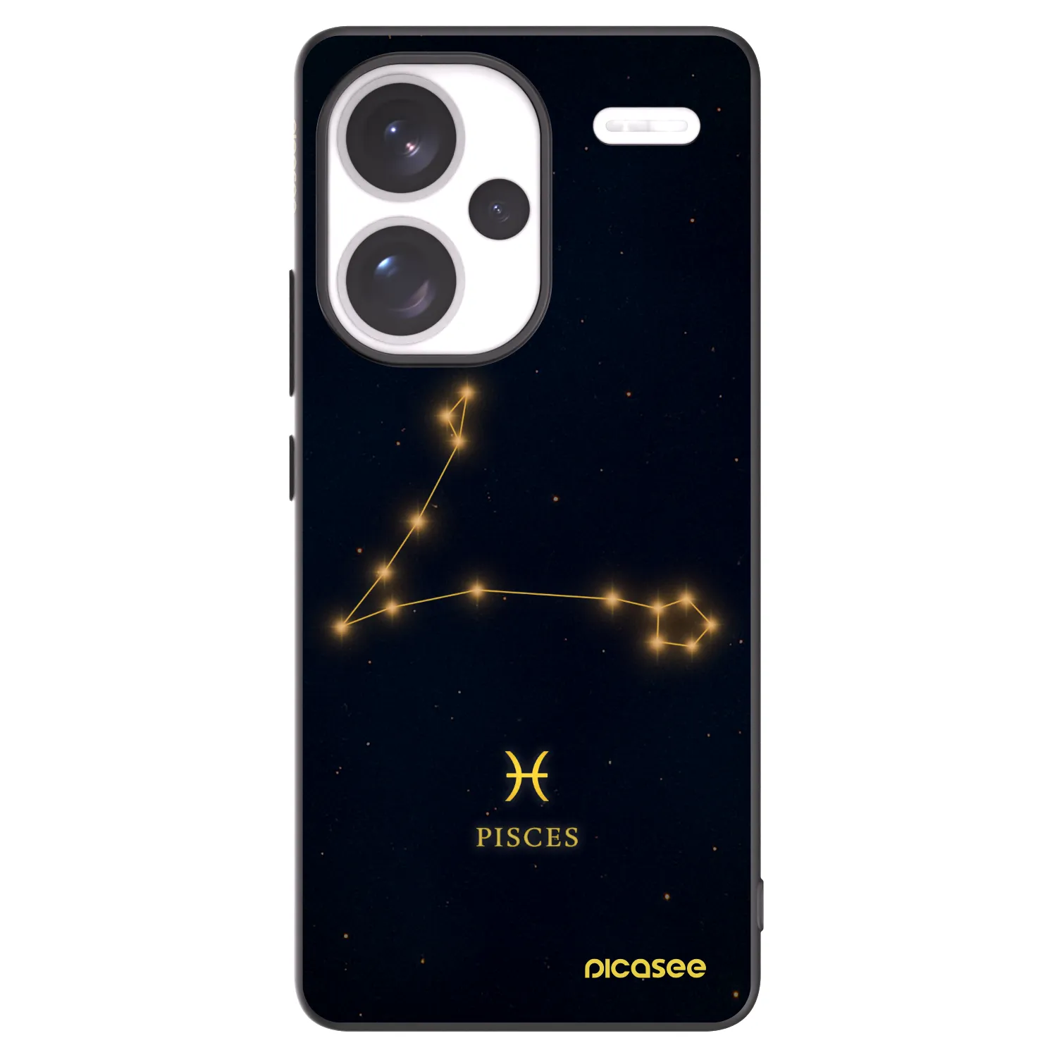 Picasee silikónový čierny obal pre Xiaomi Redmi Note 13 Pro+ 5G - PISCES