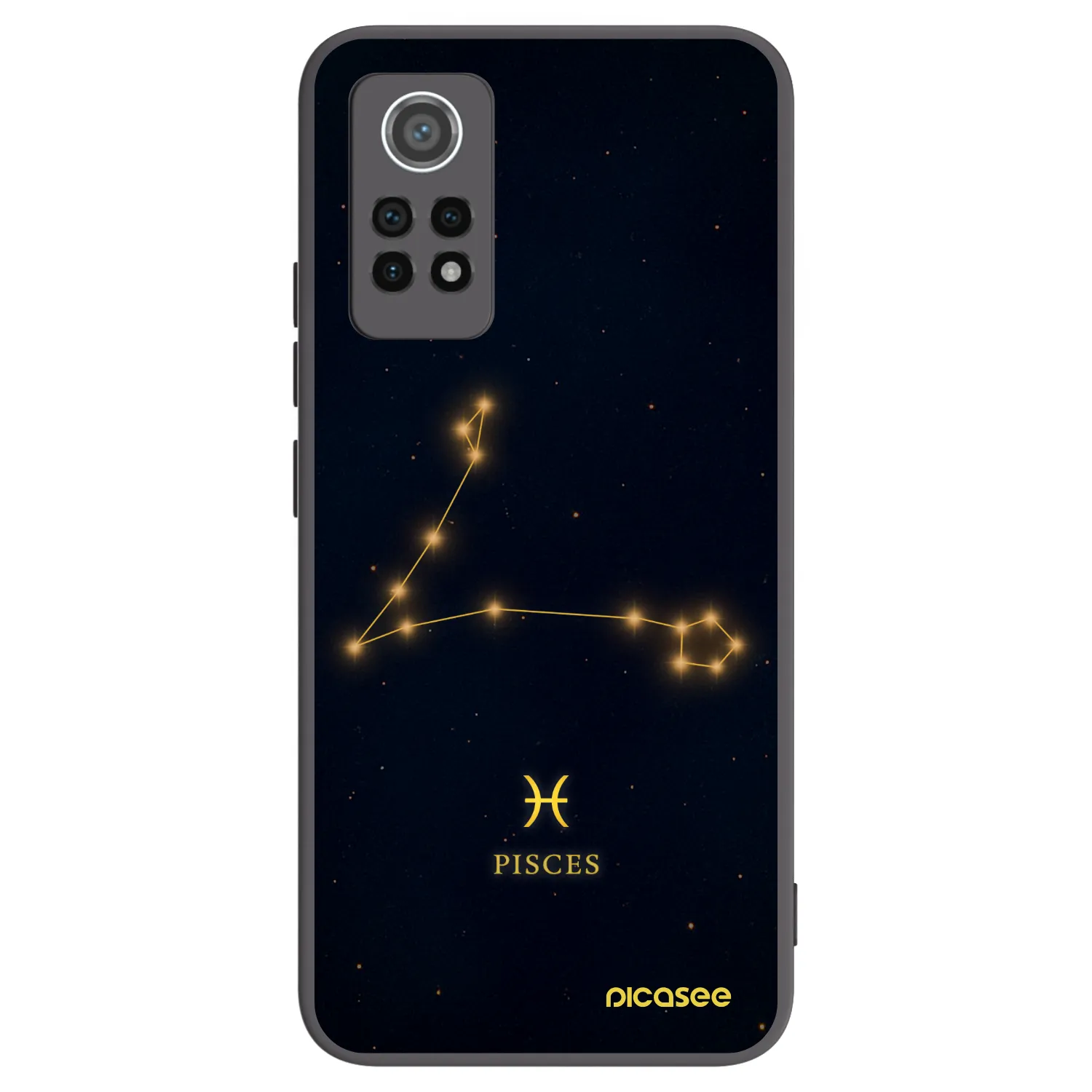 Picasee silikónový čierny obal pre Xiaomi Redmi Note 12 Pro 4G - PISCES