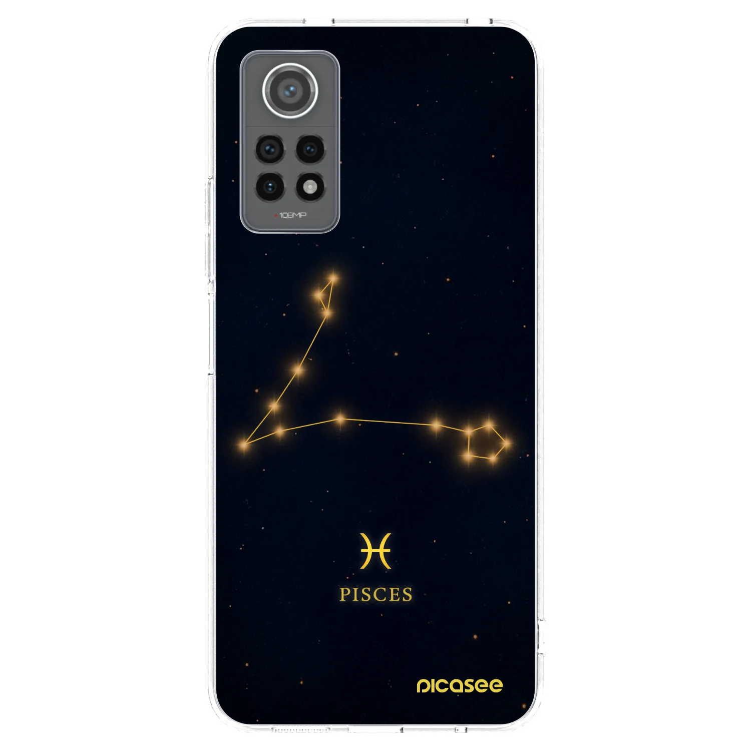Picasee silikónový prehľadný obal pre Xiaomi Redmi Note 12 Pro 4G - PISCES