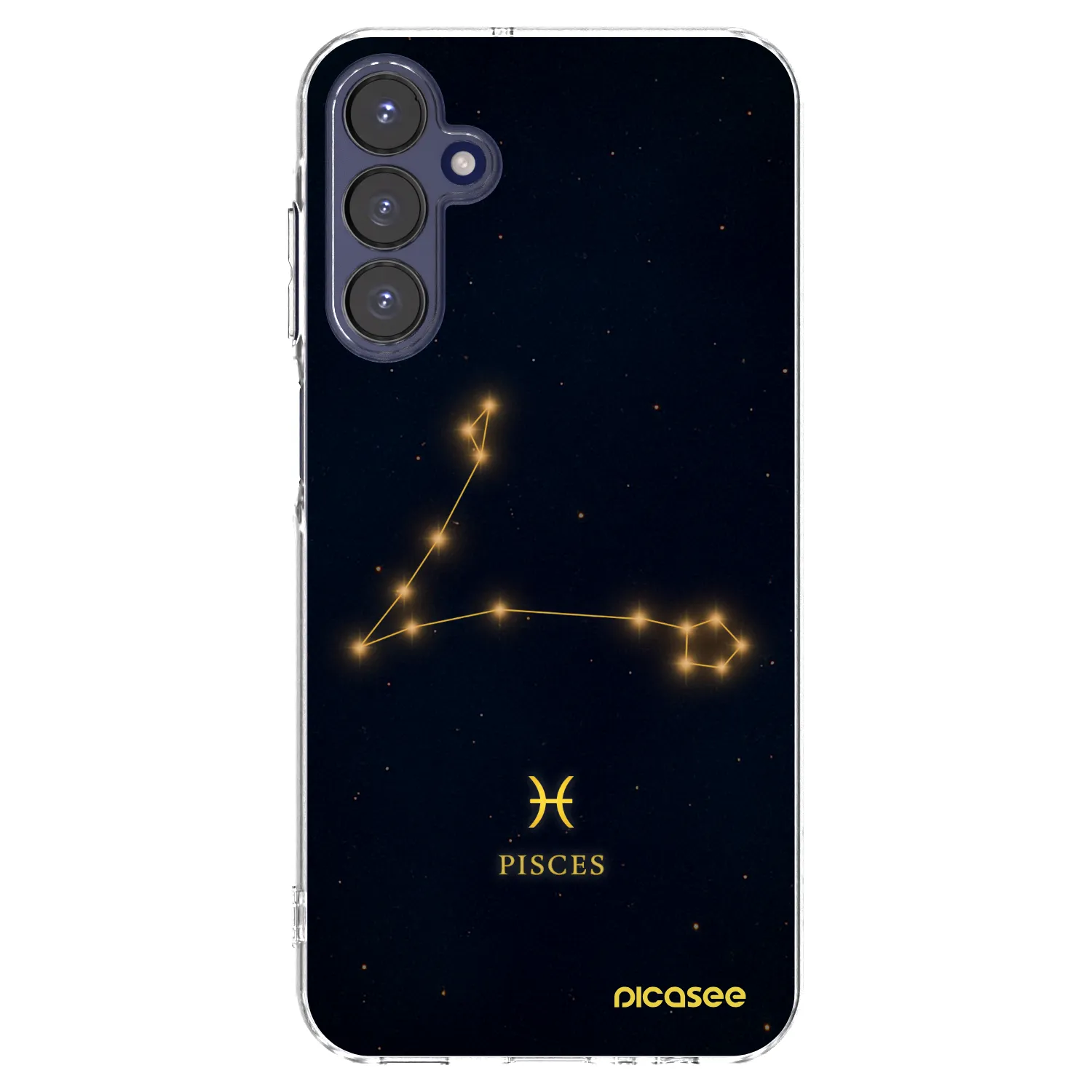 Picasee silikónový prehľadný obal pre Samsung Galaxy A15 A155F 4G - PISCES