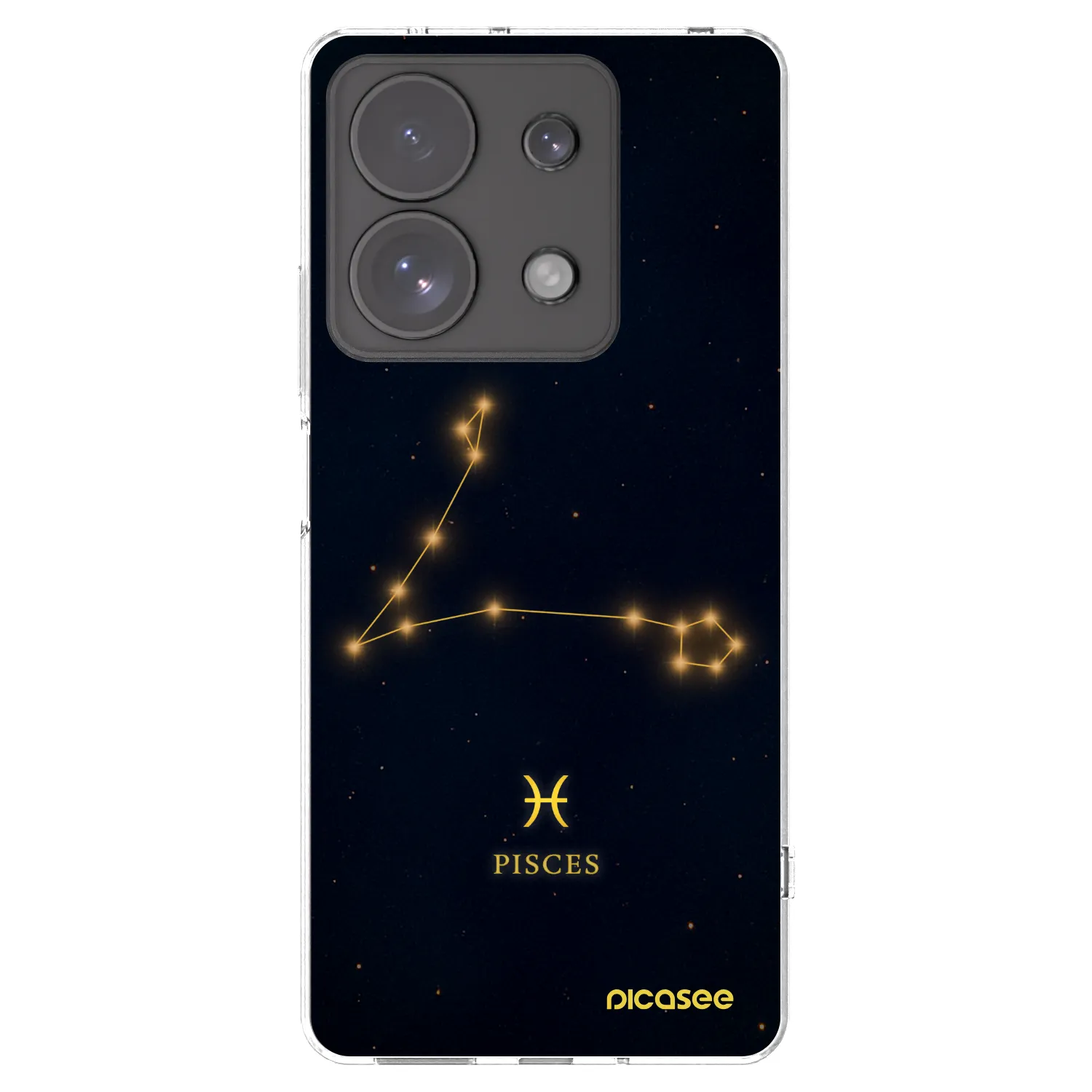 Silikónový prehľadný obal pre Xiaomi Redmi Note 13 Pro 4G - PISCES