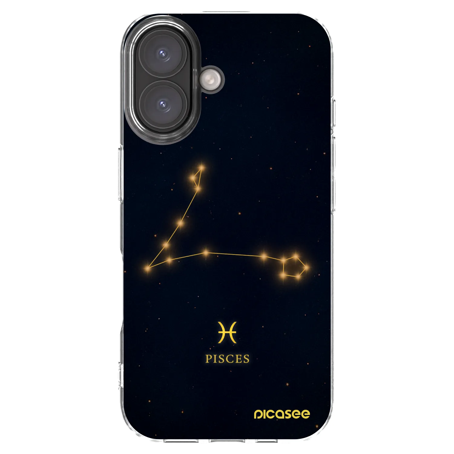 Picasee silikónový prehľadný obal pre Apple iPhone 16 - PISCES