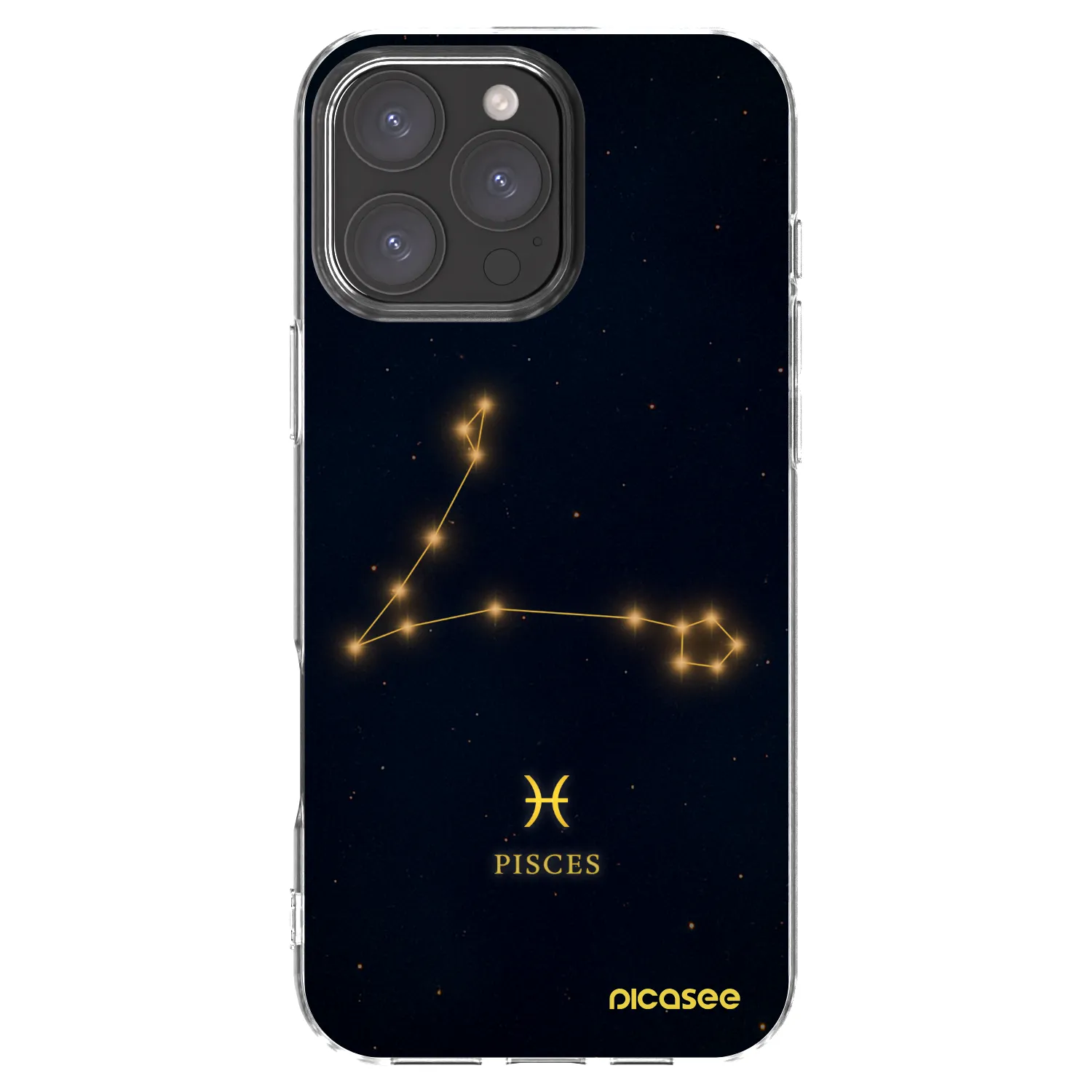 Picasee silikónový prehľadný obal pre Apple iPhone 16 Pro Max - PISCES