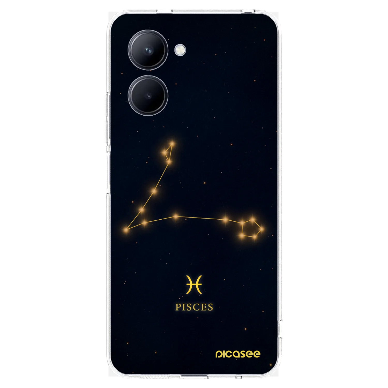 Picasee silikónový prehľadný obal pre Realme C33 (2023) - PISCES