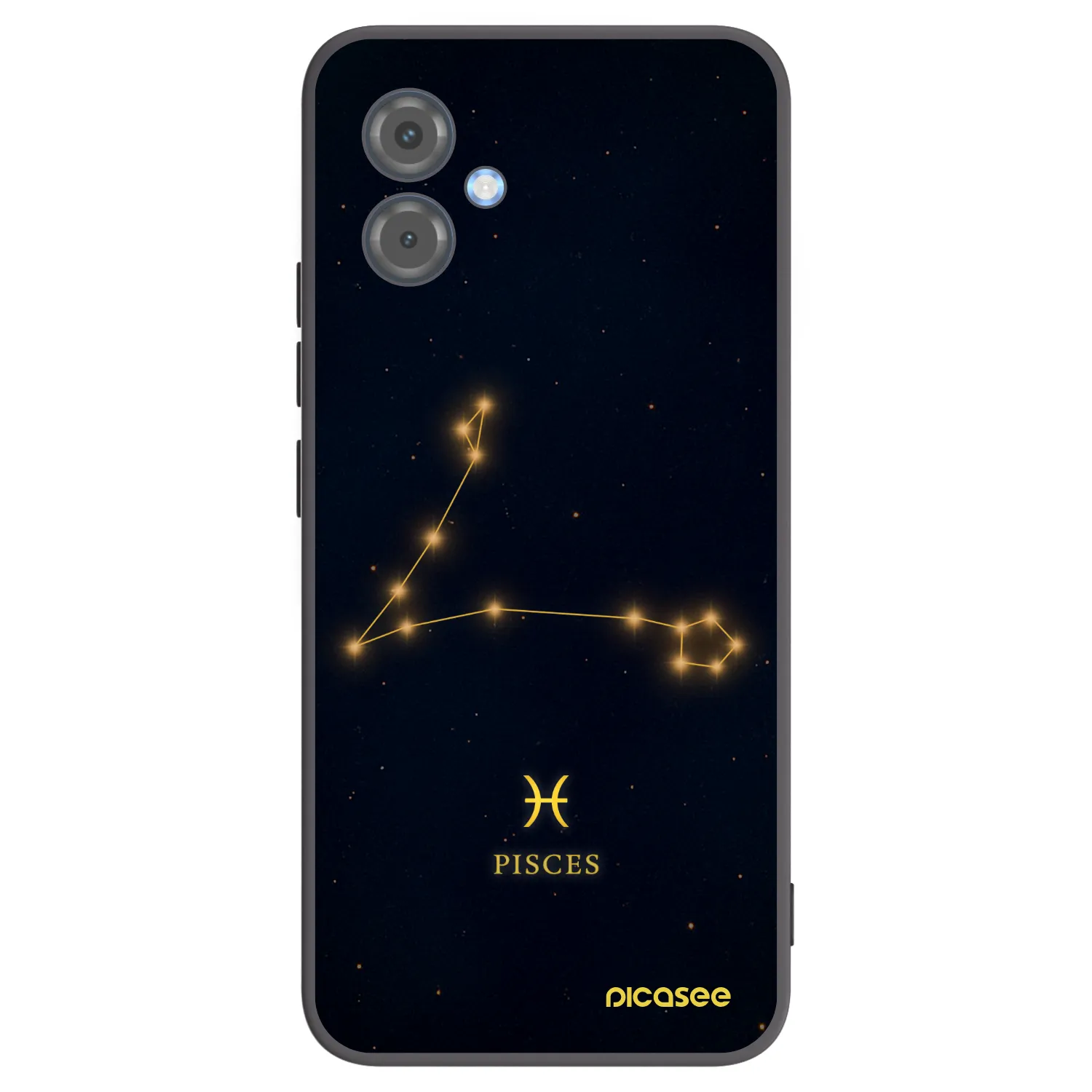 Picasee silikónový čierny obal pre Motorola Moto G14 - PISCES