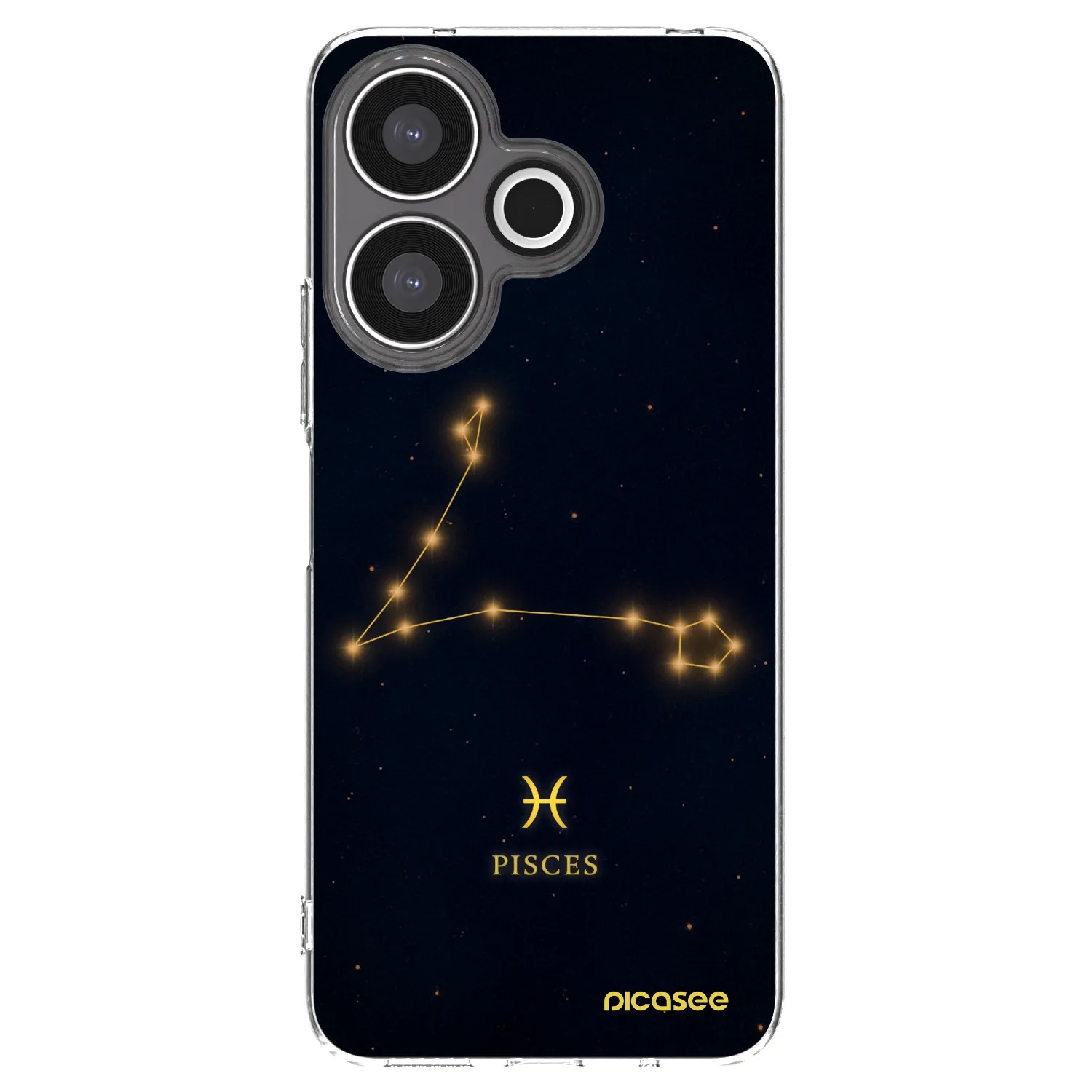 Silikónový prehľadný obal pre Xiaomi Redmi 13 4G - PISCES