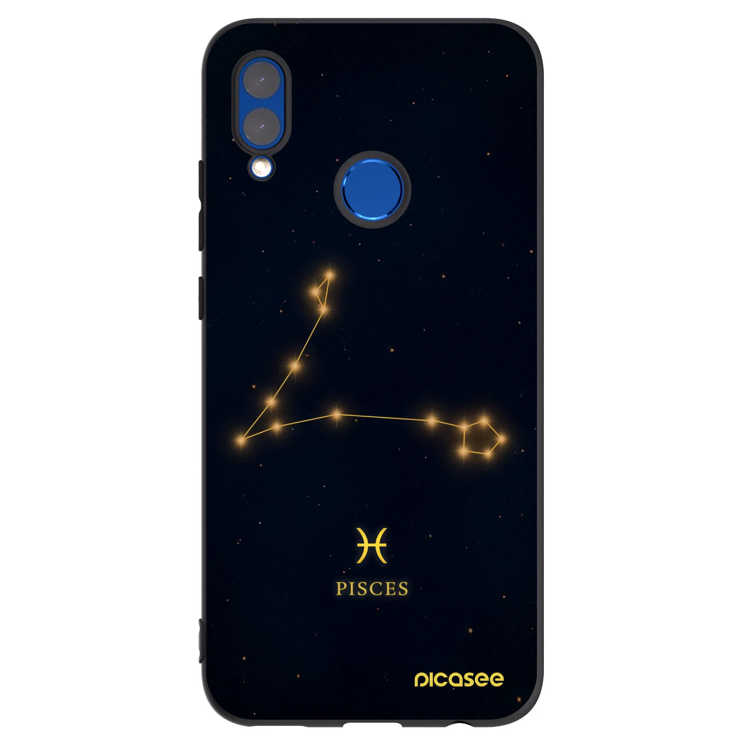 Picasee silikónový čierny obal pre Huawei P Smart 2019 - PISCES