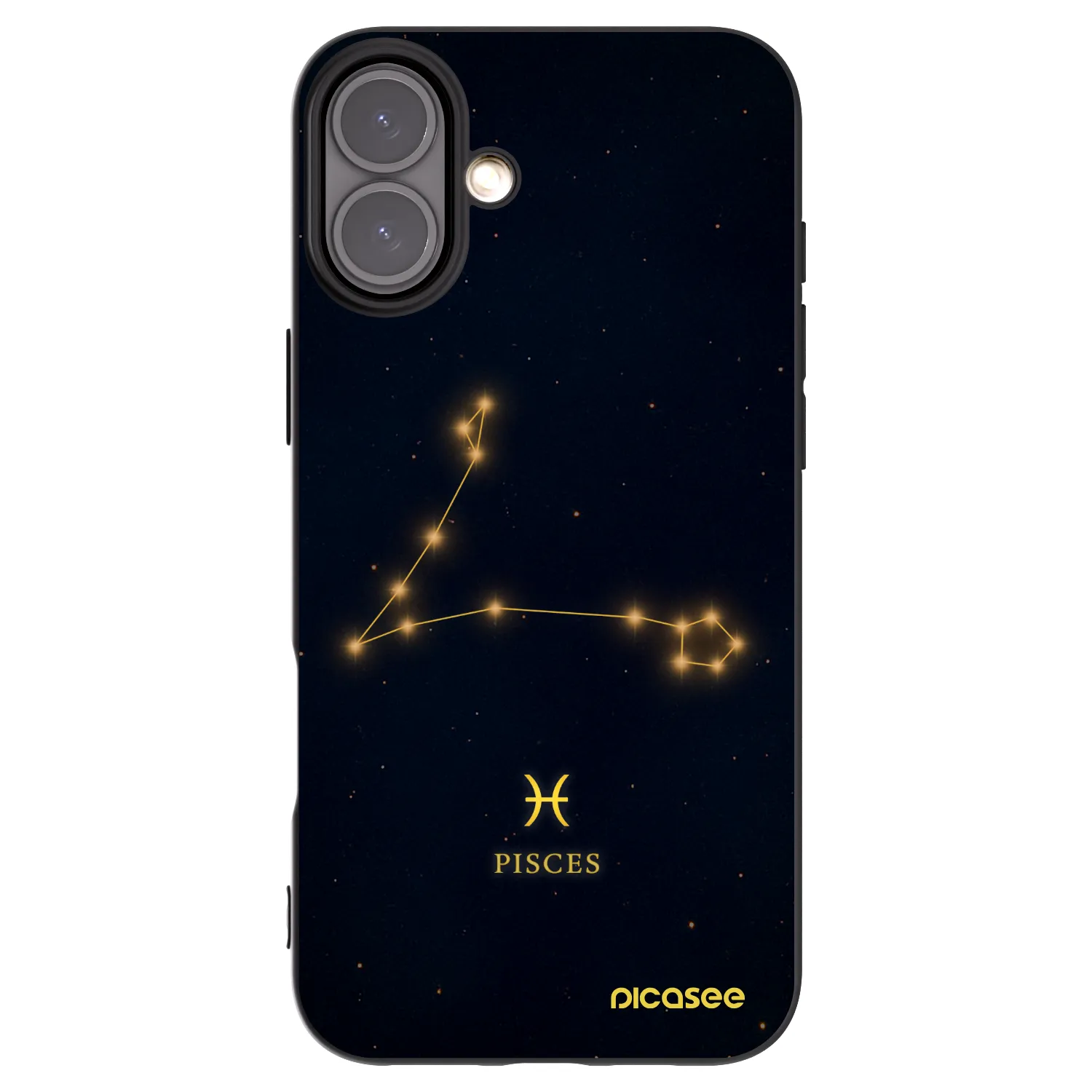 Picasee silikónový čierny obal pre Apple iPhone 16 Plus - PISCES