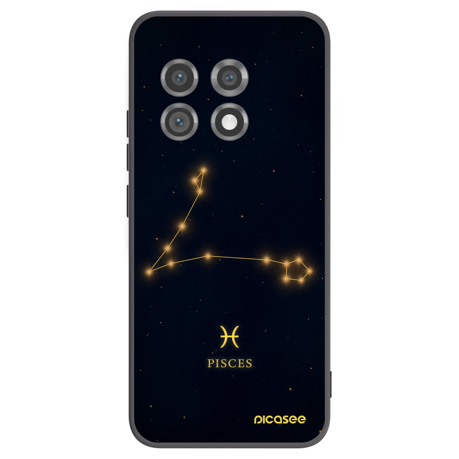 Picasee silikónový čierny obal pre OnePlus 11 5G - PISCES