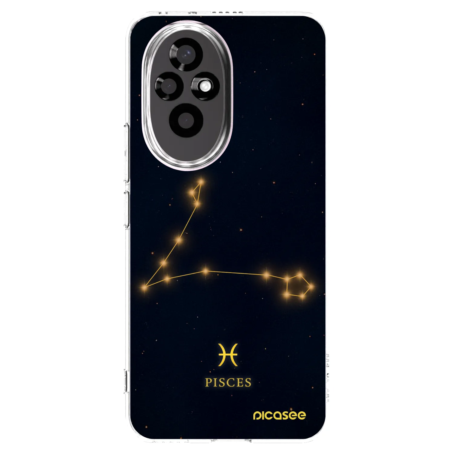 Picasee silikónový prehľadný obal pre Honor 200 Pro 5G - PISCES