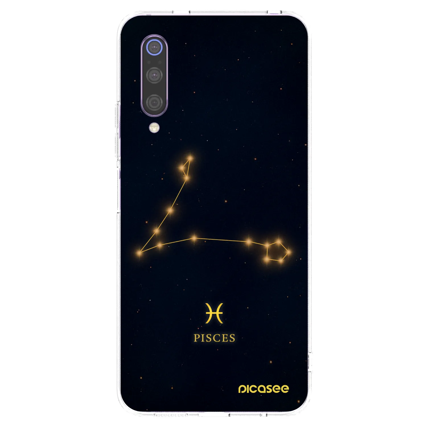 Picasee silikónový prehľadný obal pre Xiaomi Mi 9 - PISCES
