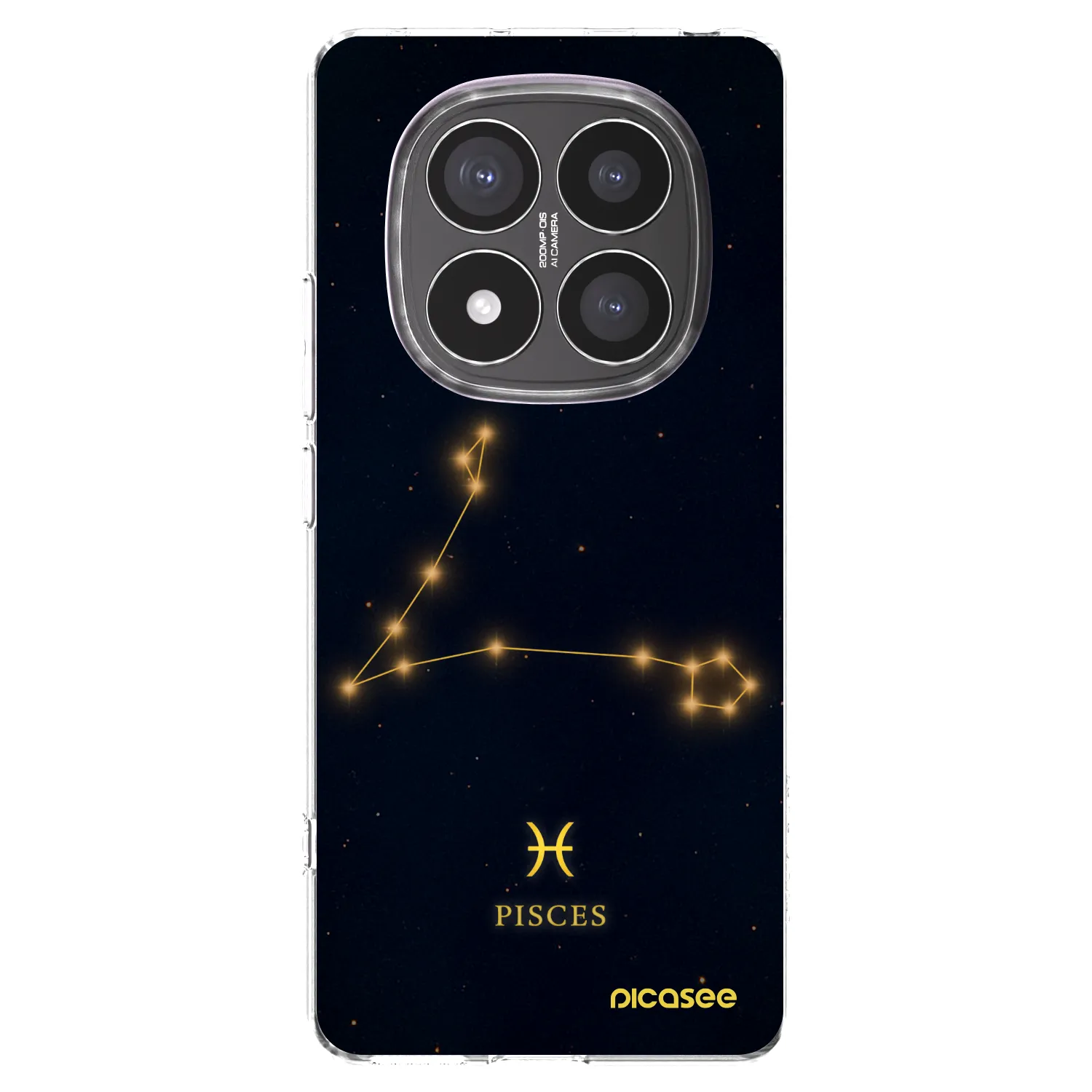 Silikónový prehľadný obal pre Xiaomi Redmi Note 14 Pro+ 5G - PISCES