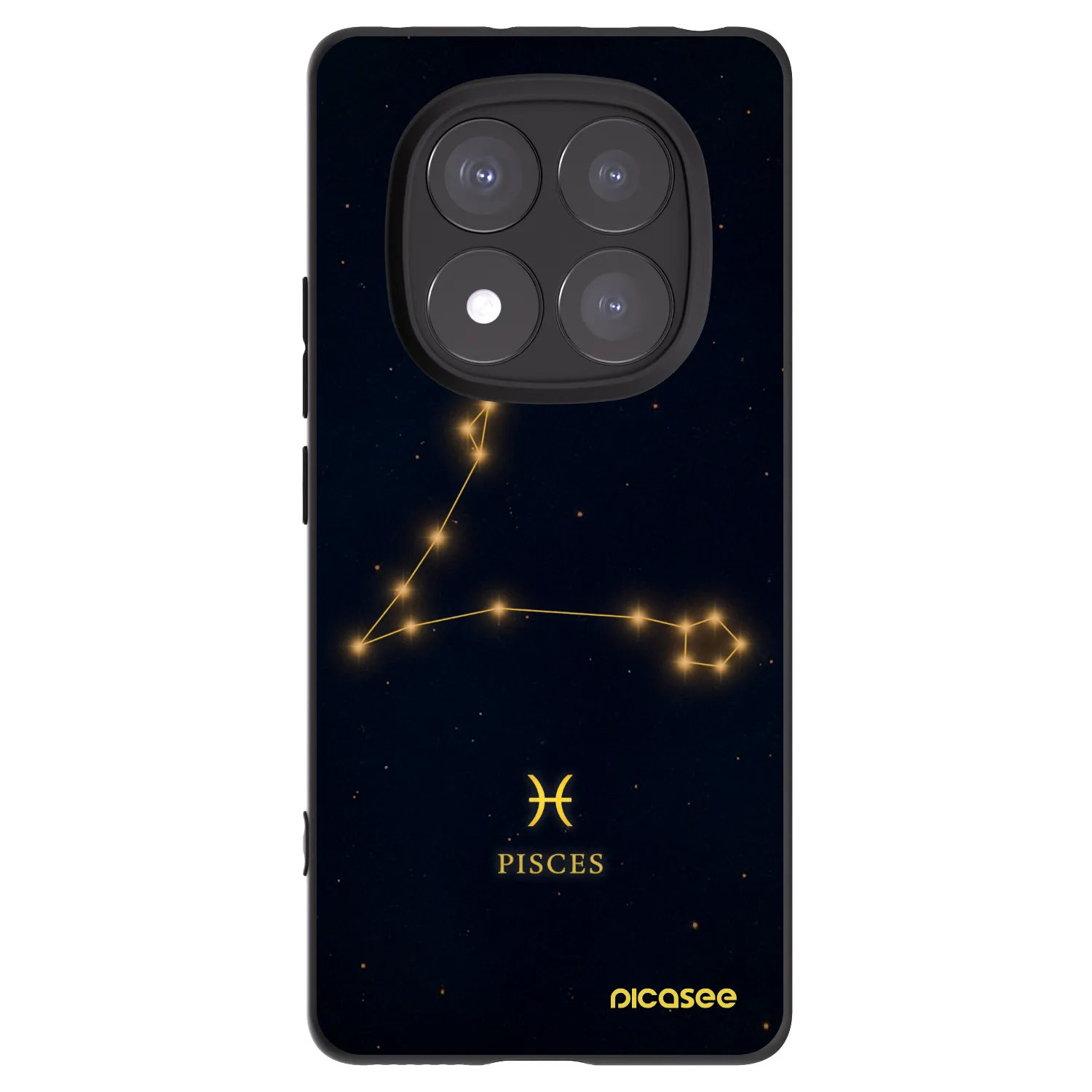 Silikónový čierny obal pre Xiaomi Redmi Note 14 Pro 5G - PISCES