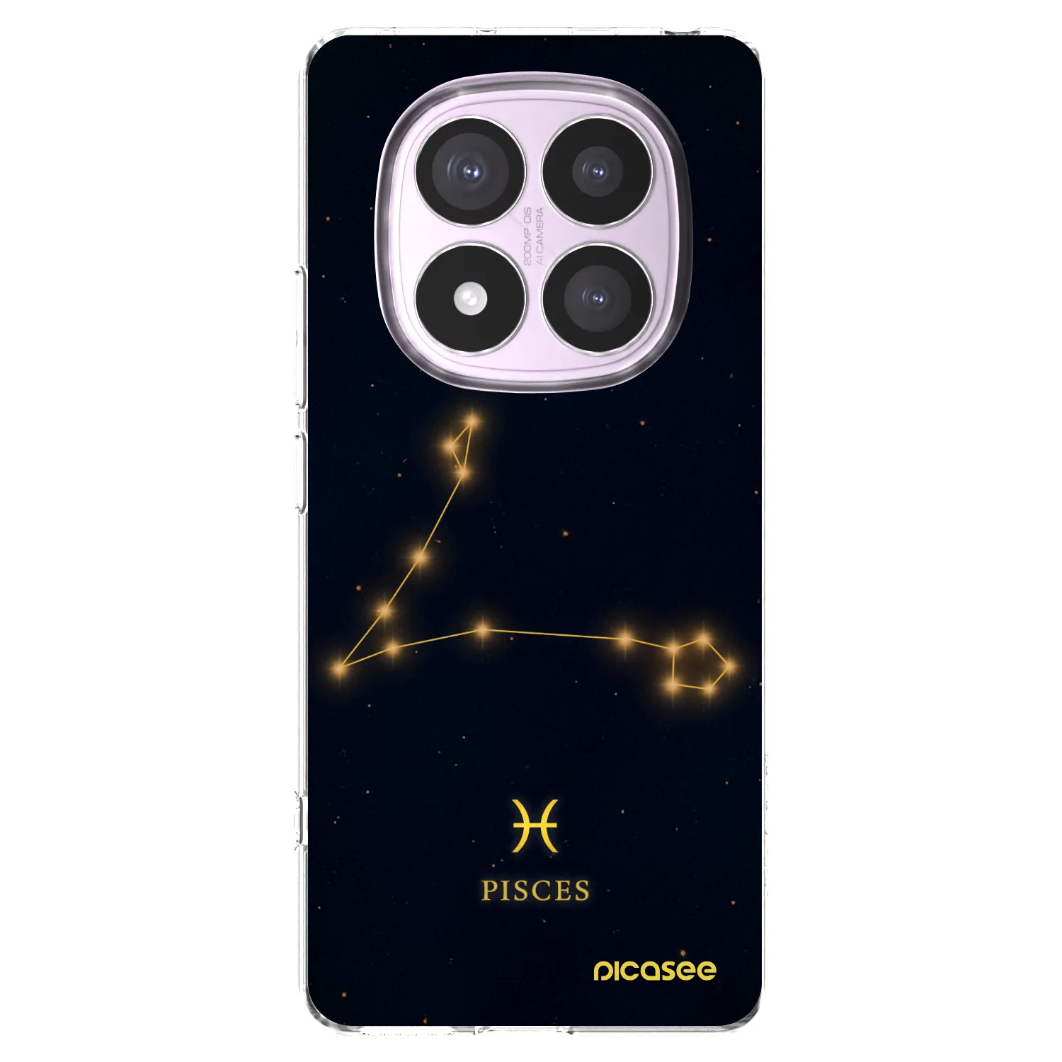 Silikónový prehľadný obal pre Xiaomi Redmi Note 14 Pro 5G - PISCES
