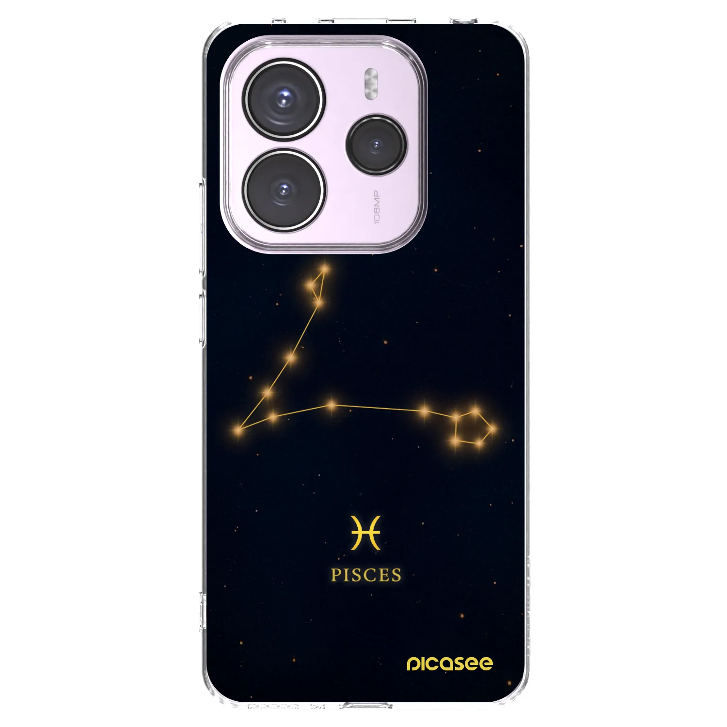 Silikónový prehľadný obal pre Xiaomi Redmi Note 14 5G - PISCES