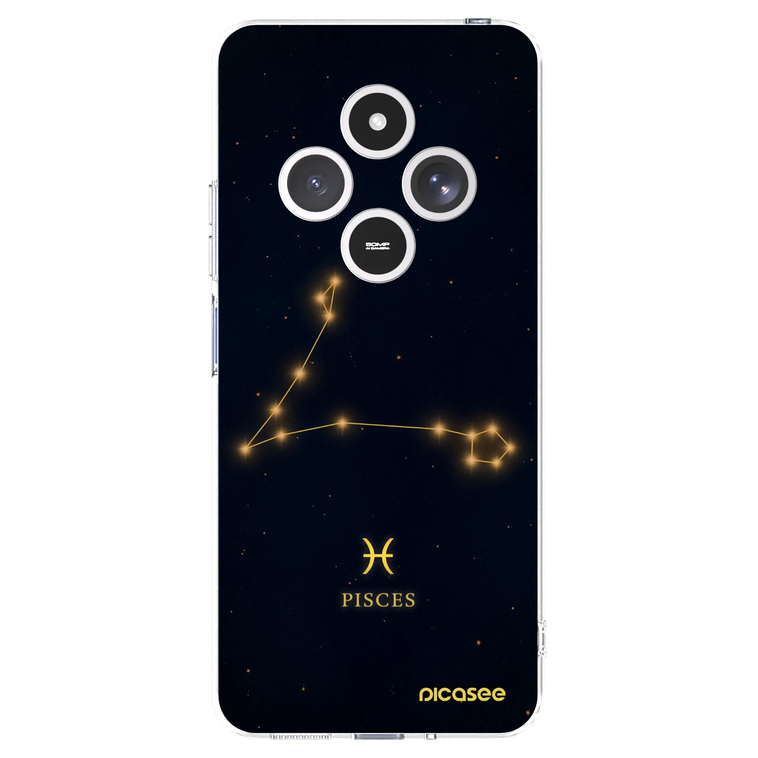 Picasee silikónový prehľadný obal pre Xiaomi Redmi 14C - PISCES
