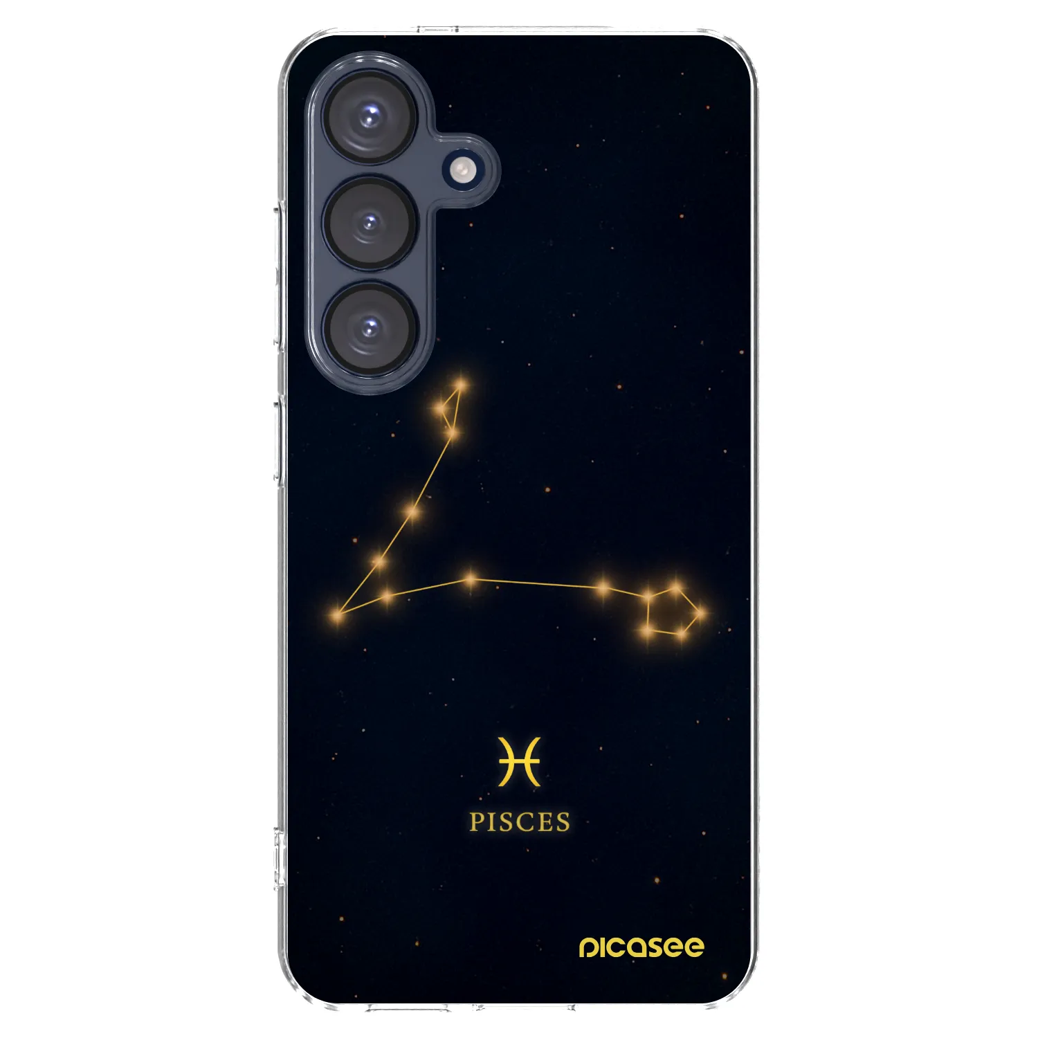 Picasee silikónový prehľadný obal pre Samsung Galaxy S25 5G - PISCES