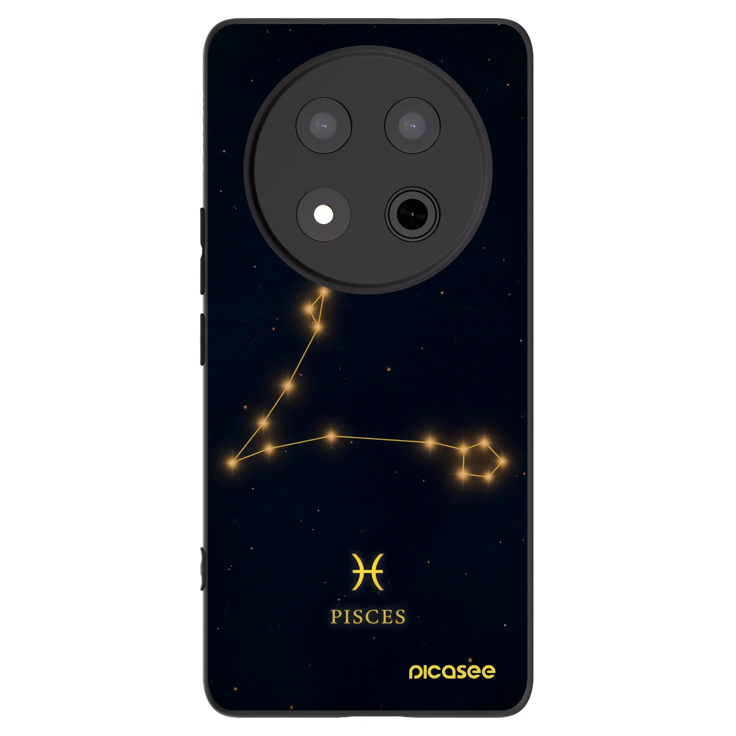 Picasee silikónový čierny obal pre Honor Magic7 Lite 5G - PISCES