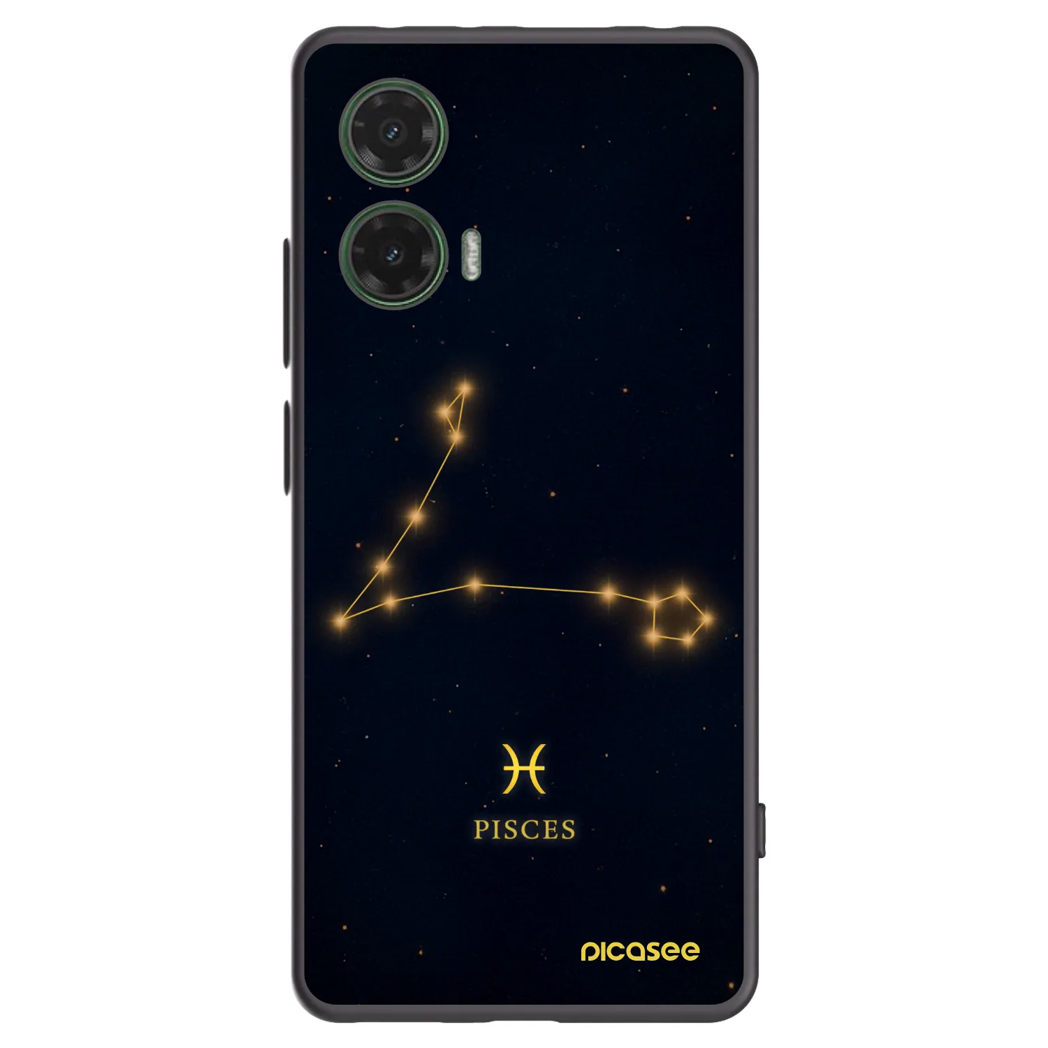 Picasee silikónový čierny obal pre Motorola Moto G35 5G - PISCES