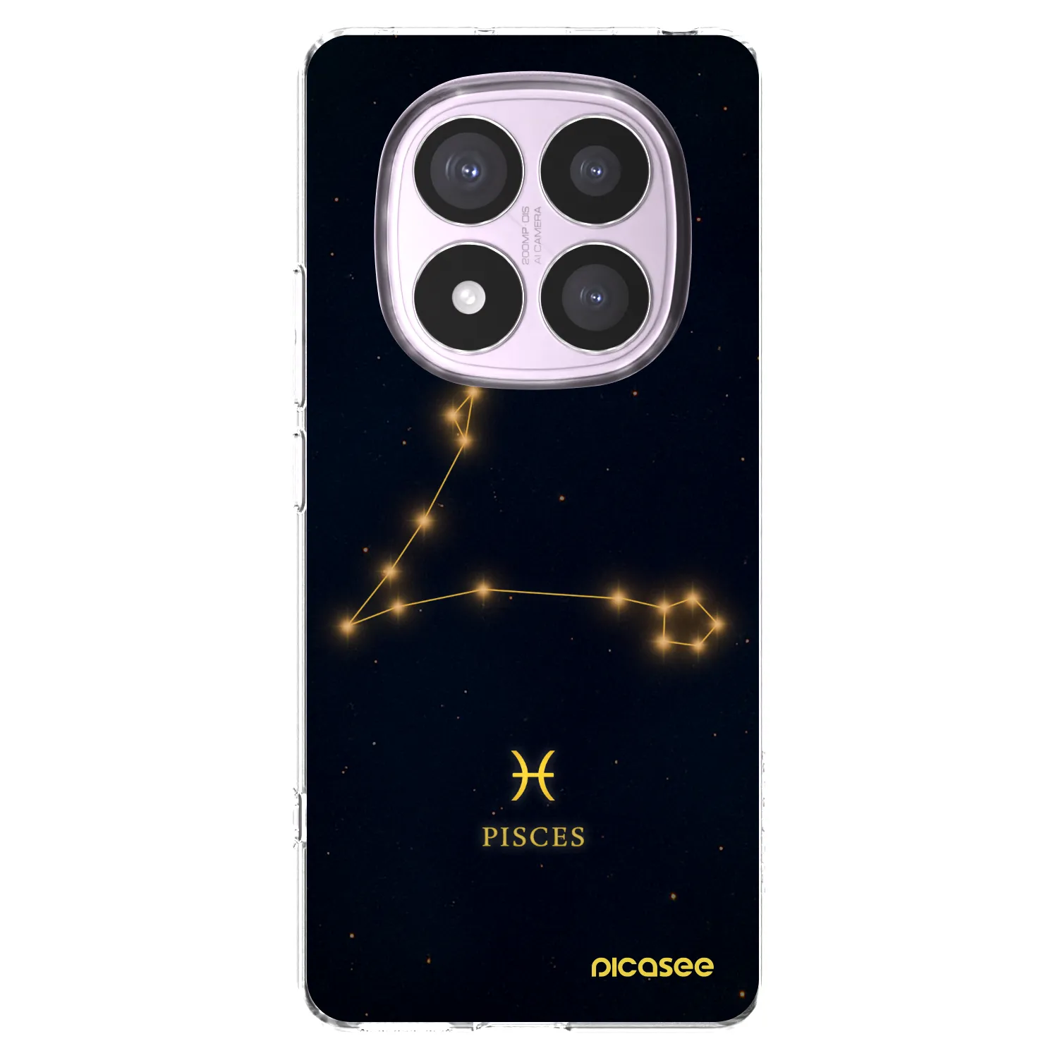 Silikónový prehľadný obal pre Xiaomi Redmi Note 14 Pro 4G - PISCES