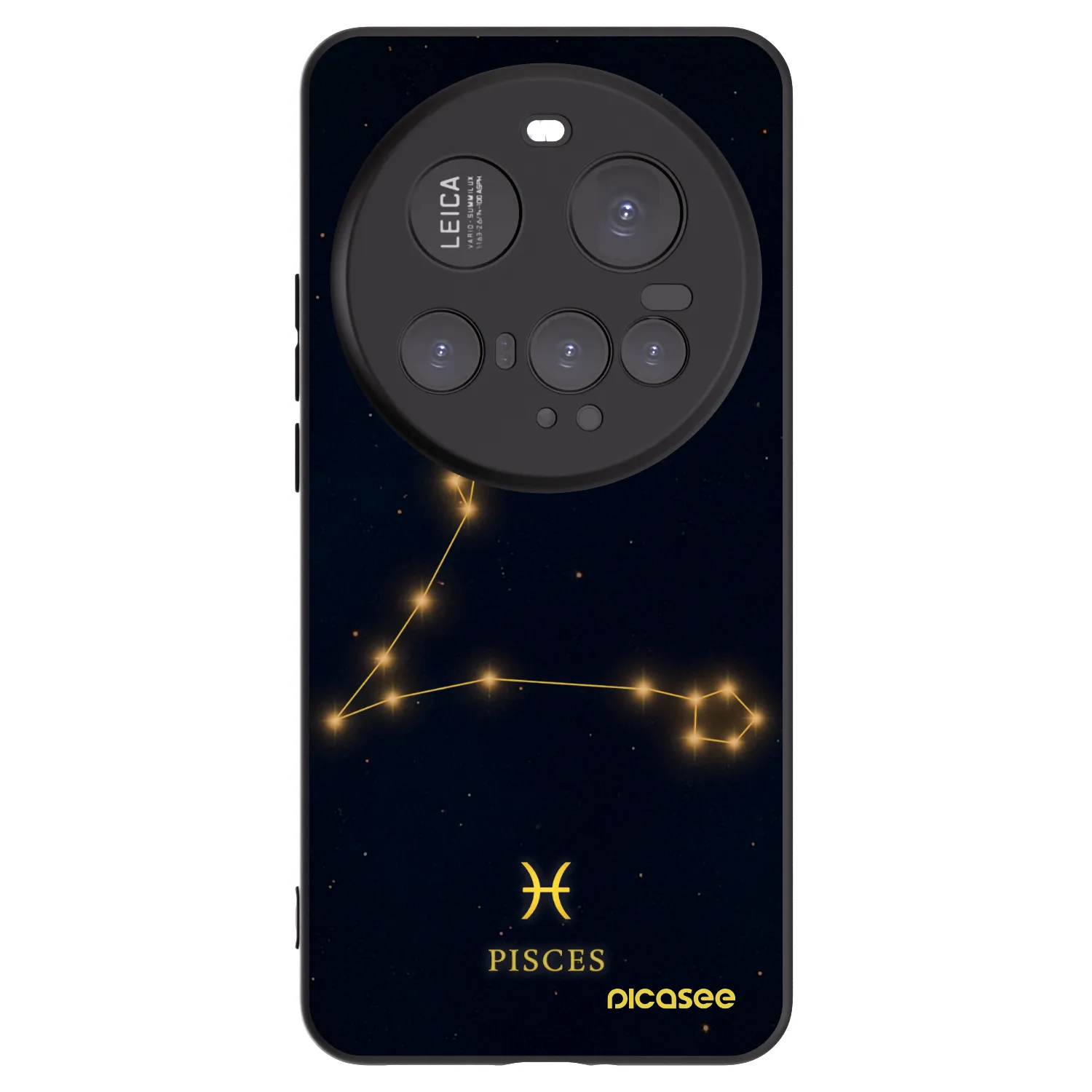 Picasee silikónový čierny obal pre Xiaomi 15 Ultra - PISCES