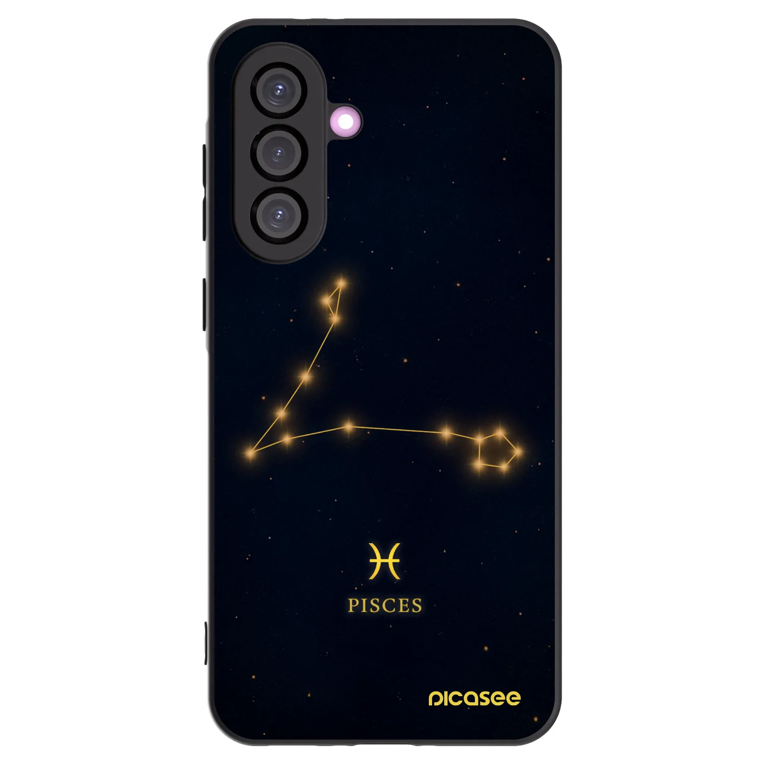 Picasee silikónový čierny obal pre Samsung Galaxy A36 5G - PISCES