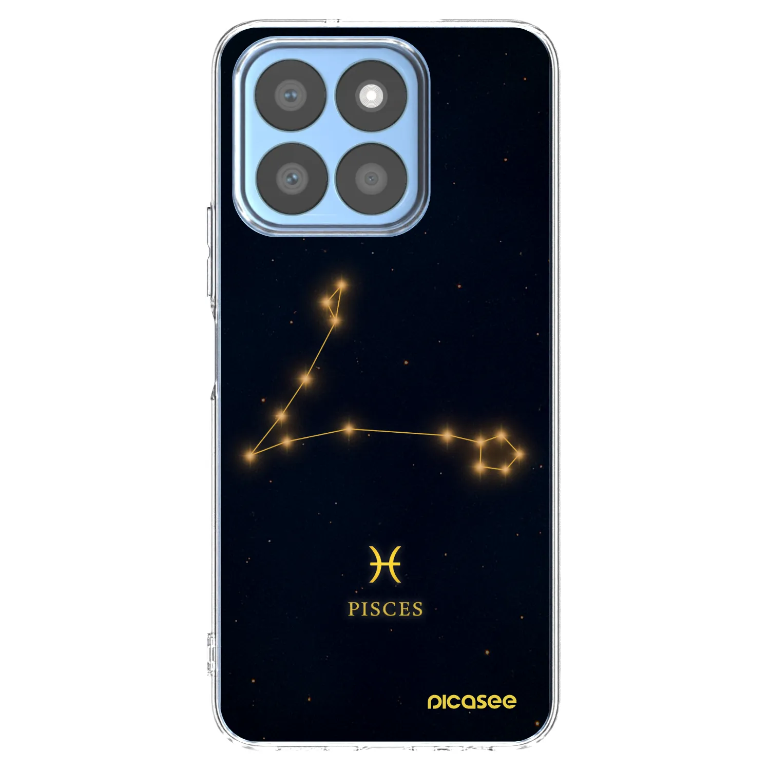 Picasee silikónový prehľadný obal pre Honor X8c - PISCES