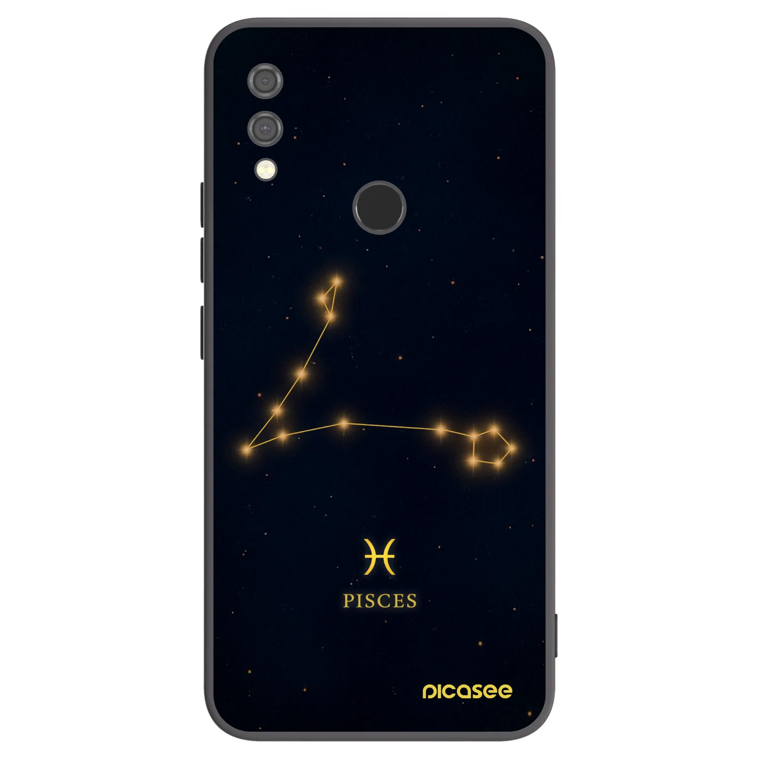 Picasee silikónový čierny obal pre Xiaomi Redmi Note 7 - PISCES