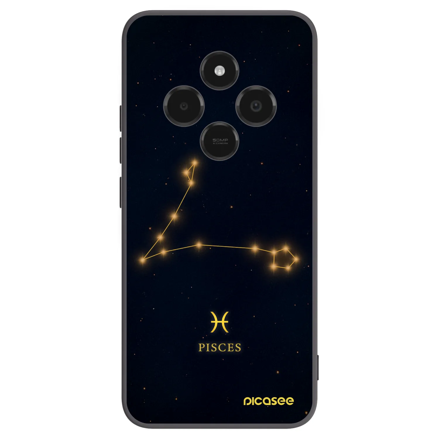 Picasee silikónový čierny obal pre Xiaomi Poco C75 - PISCES