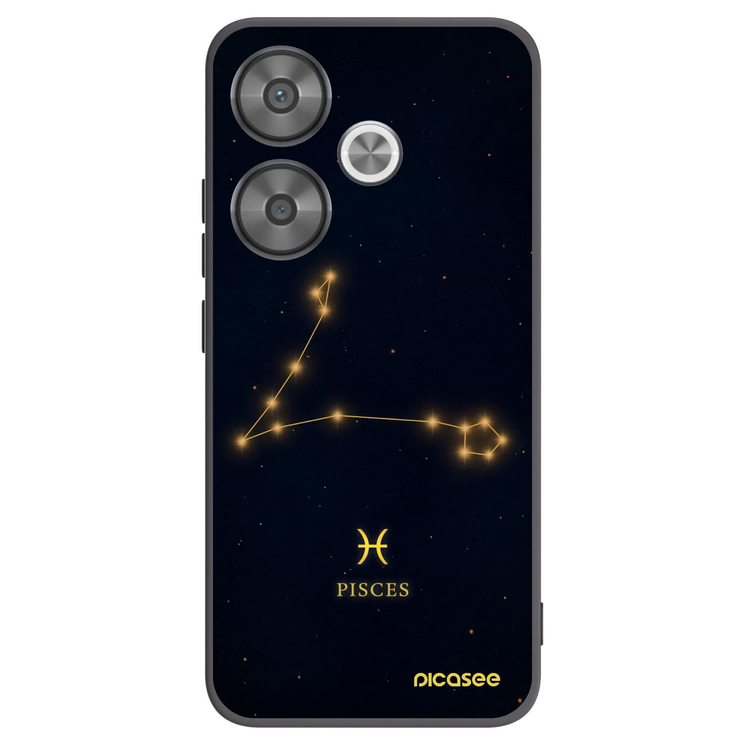 Silikónový čierny obal pre Xiaomi Poco F6 - PISCES