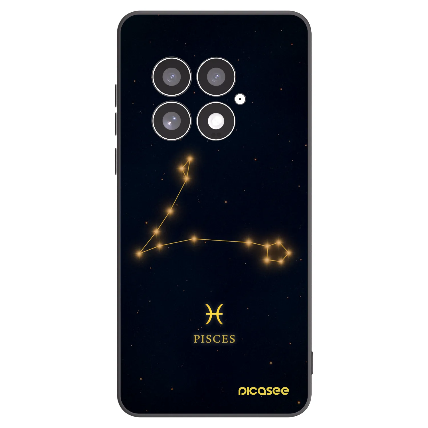 Picasee silikónový čierny obal pre OnePlus 13 5G - PISCES