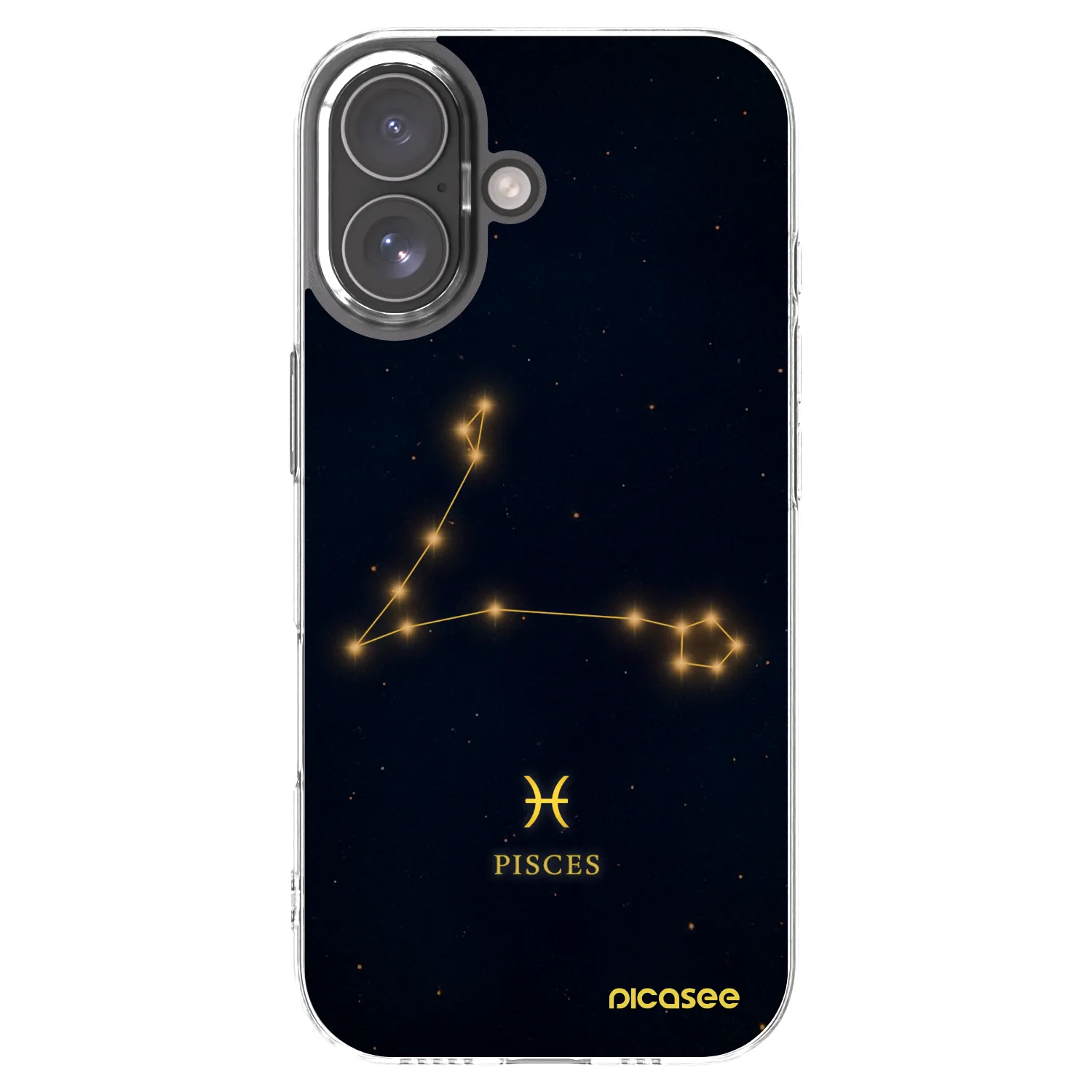 Picasee silikónový prehľadný obal pre Apple iPhone 17 - PISCES