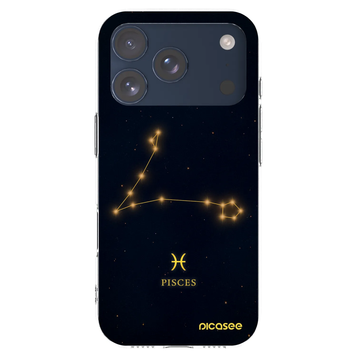 Picasee silikónový prehľadný obal pre Apple iPhone 17 Pro - PISCES