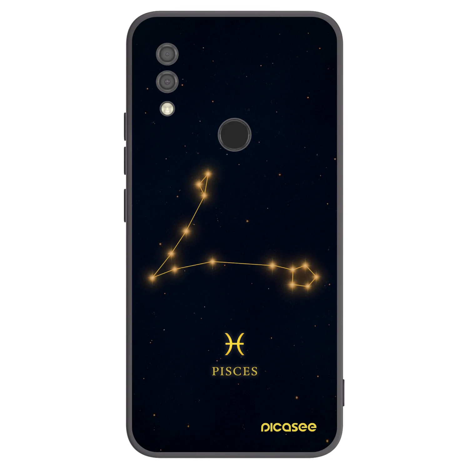 Picasee silikónový čierny obal pre Xiaomi Redmi 7 - PISCES