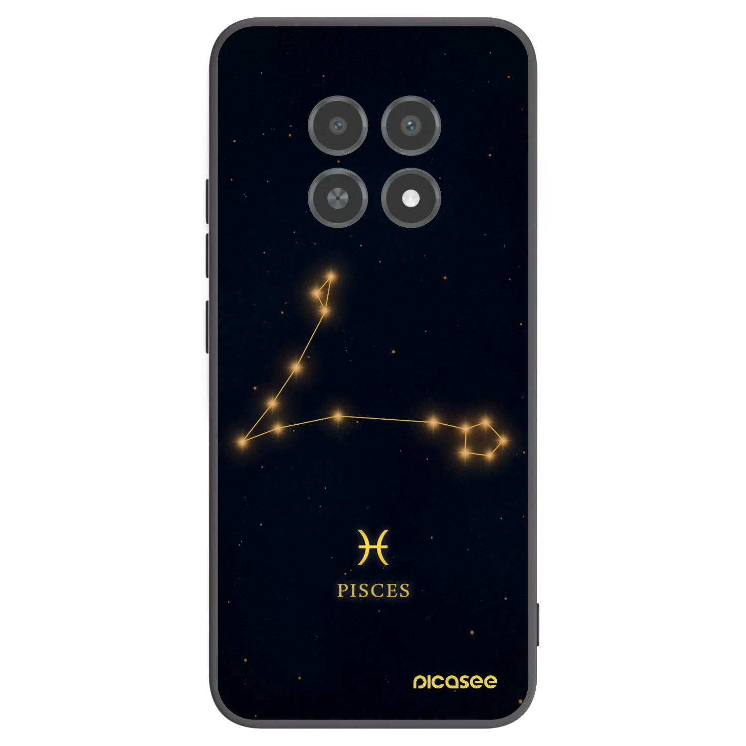 Picasee silikónový čierny obal pre Realme 12X - PISCES