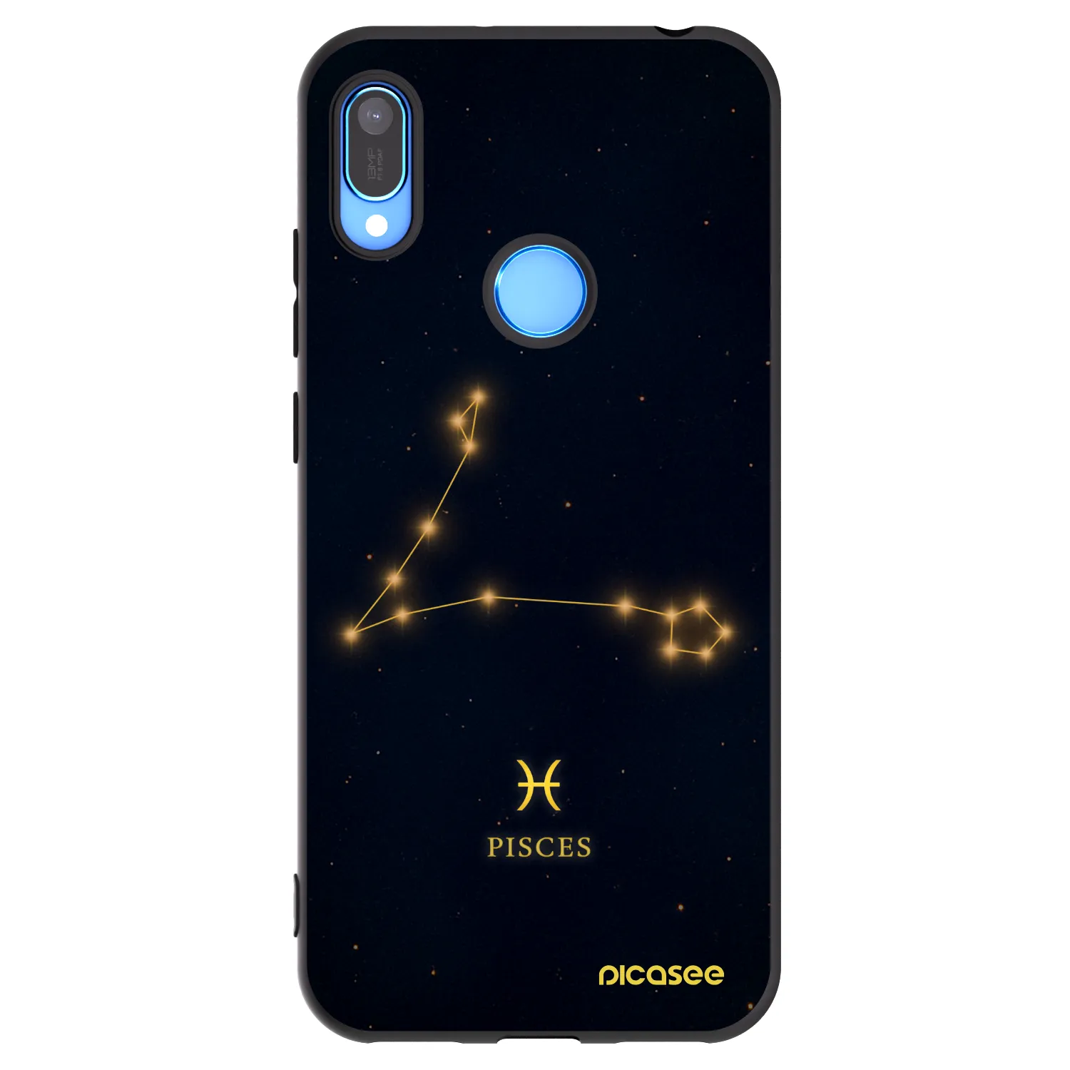 Picasee silikónový čierny obal pre Huawei Y6 2019 - PISCES