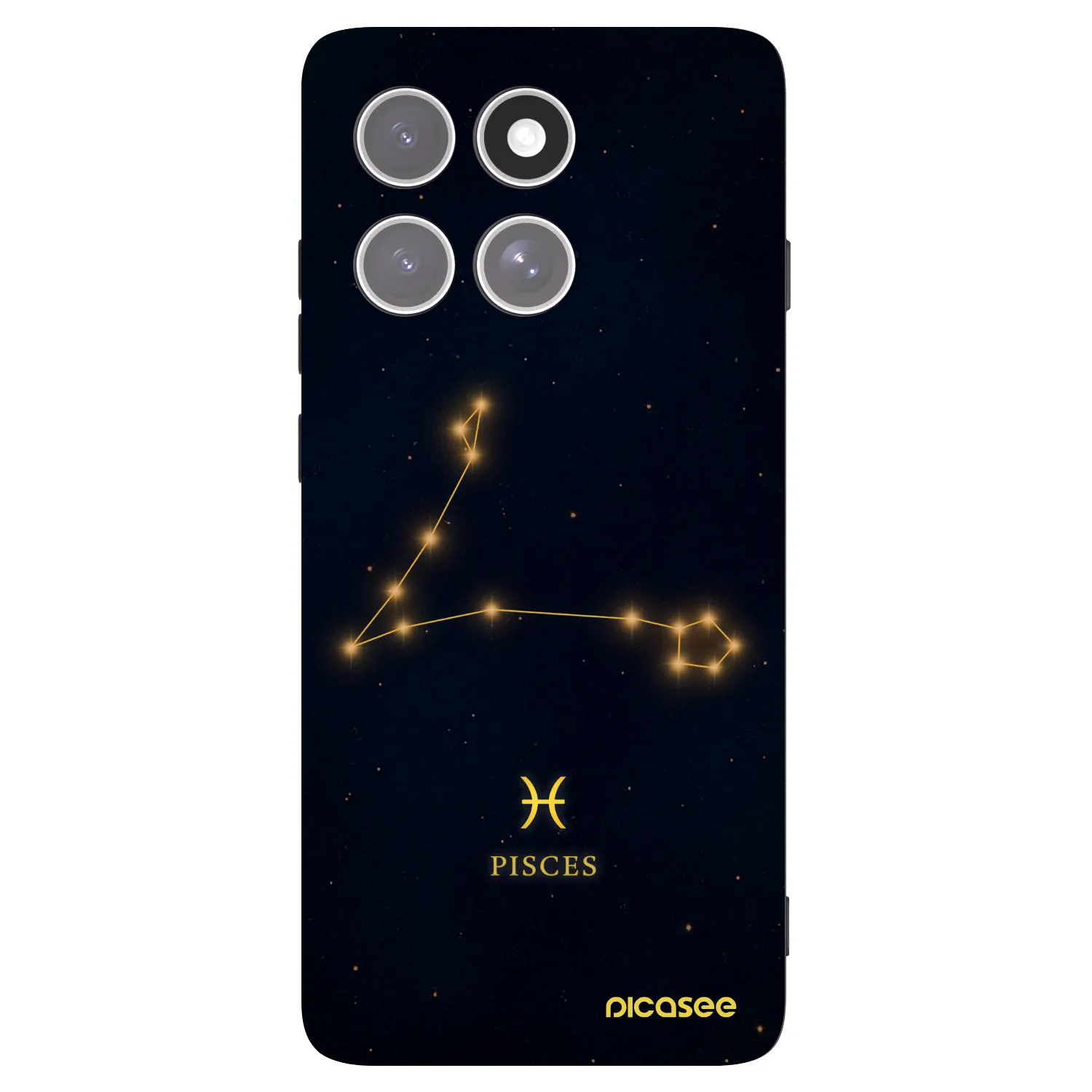 Picasee silikónový čierny obal pre Motorola Edge 60 Pro - PISCES