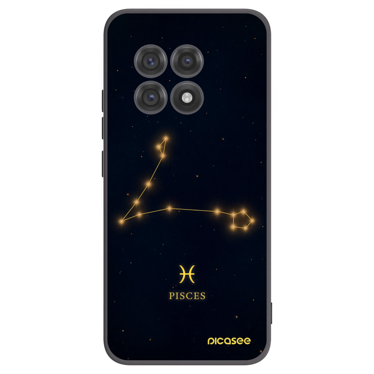 Silikónový čierny obal pre OnePlus 13R 5G - PISCES