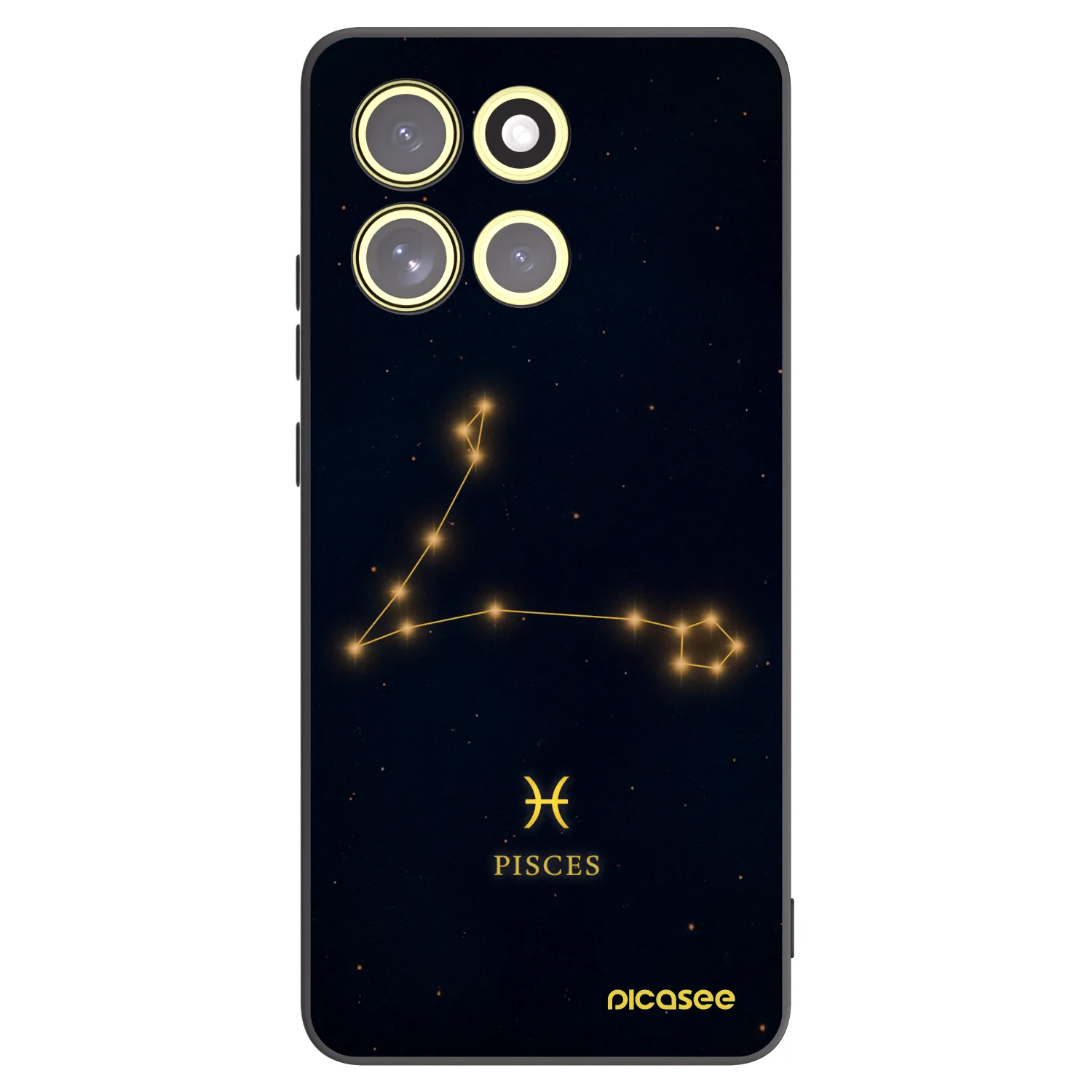 Picasee silikónový čierny obal pre Motorola Moto G86 5G - PISCES