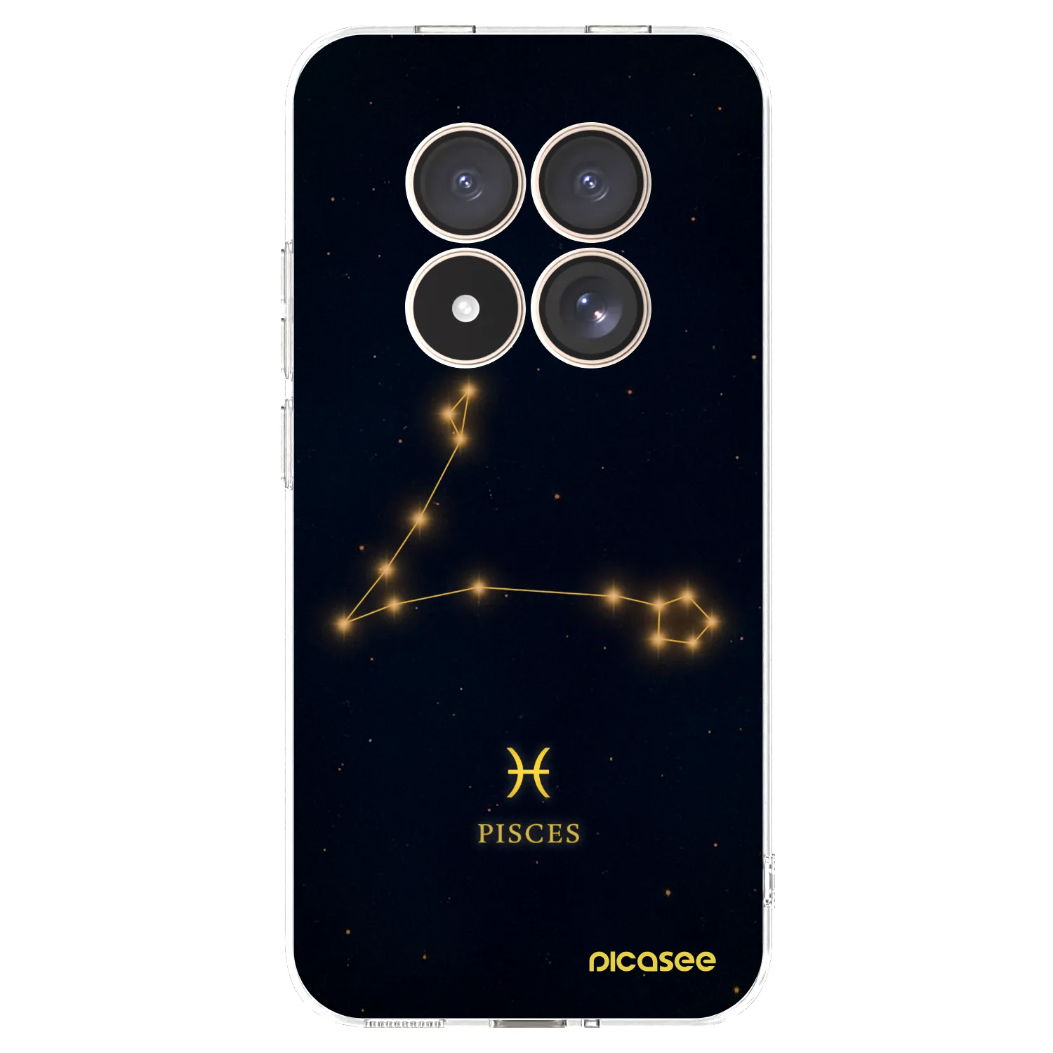 Picasee silikónový prehľadný obal pre Xiaomi Redmi Note 15 Pro 4G - PISCES
