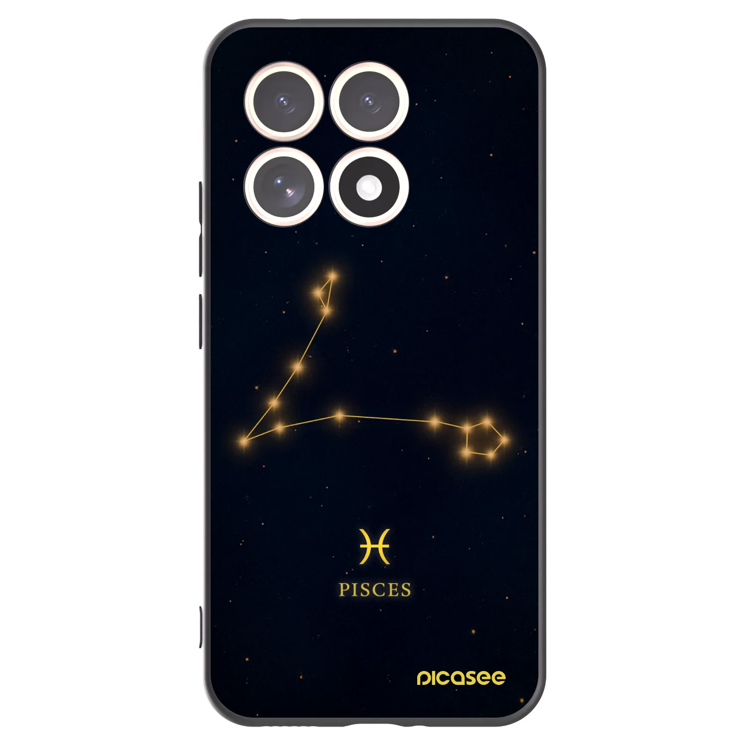Picasee silikónový čierny obal pre Xiaomi 15T - PISCES