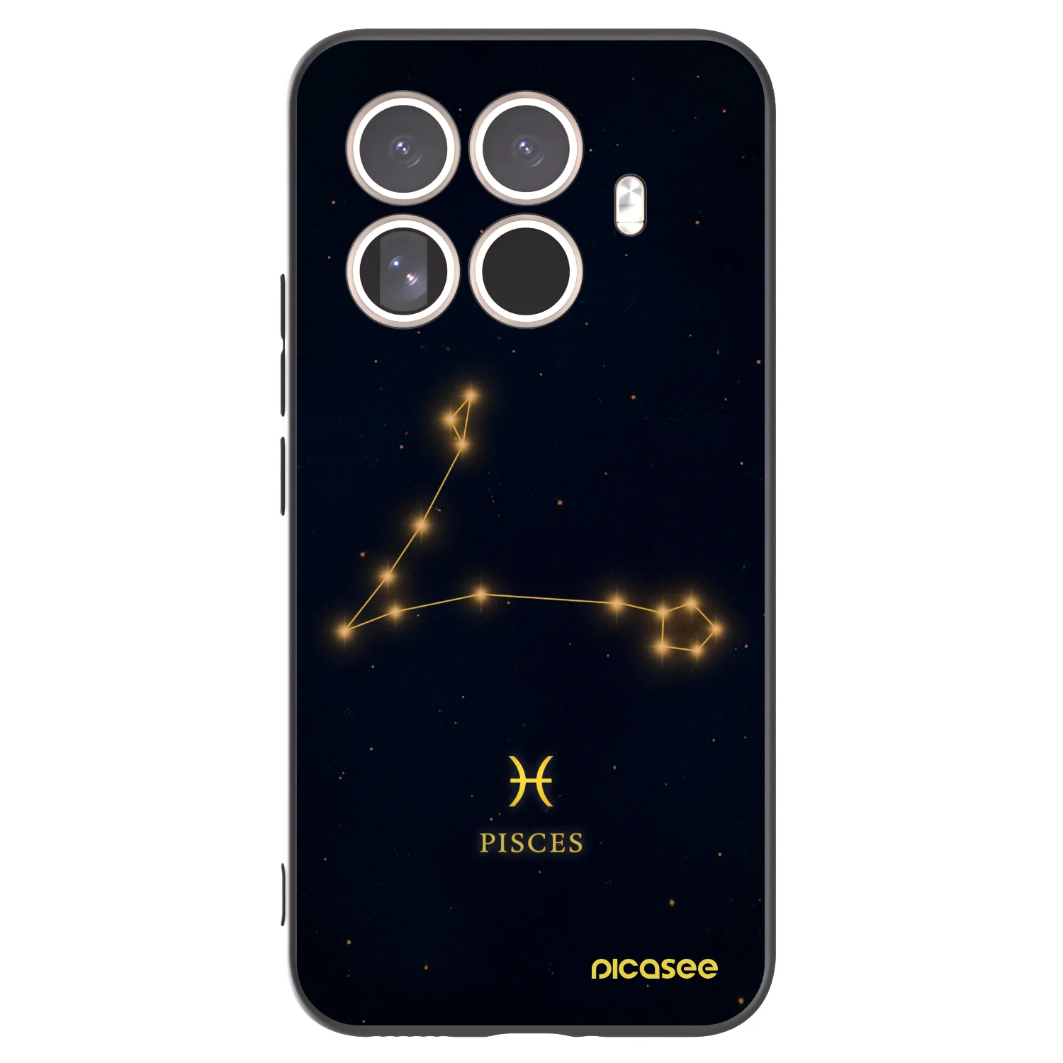 Picasee silikónový čierny obal pre Xiaomi 15T Pro - PISCES