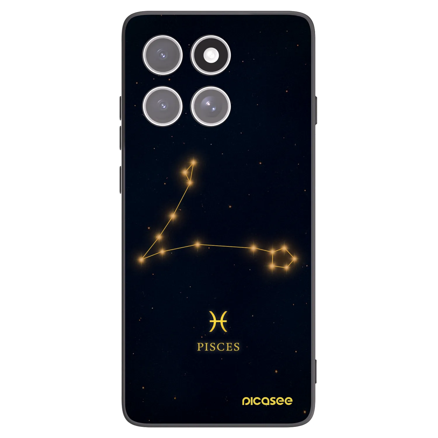 Silikónový čierny obal pre Motorola Edge 60 Fusion - PISCES