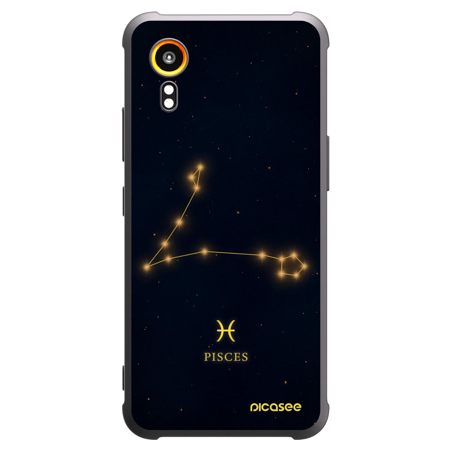 Picasee silikónový čierny obal pre Samsung Galaxy Xcover 7 - PISCES