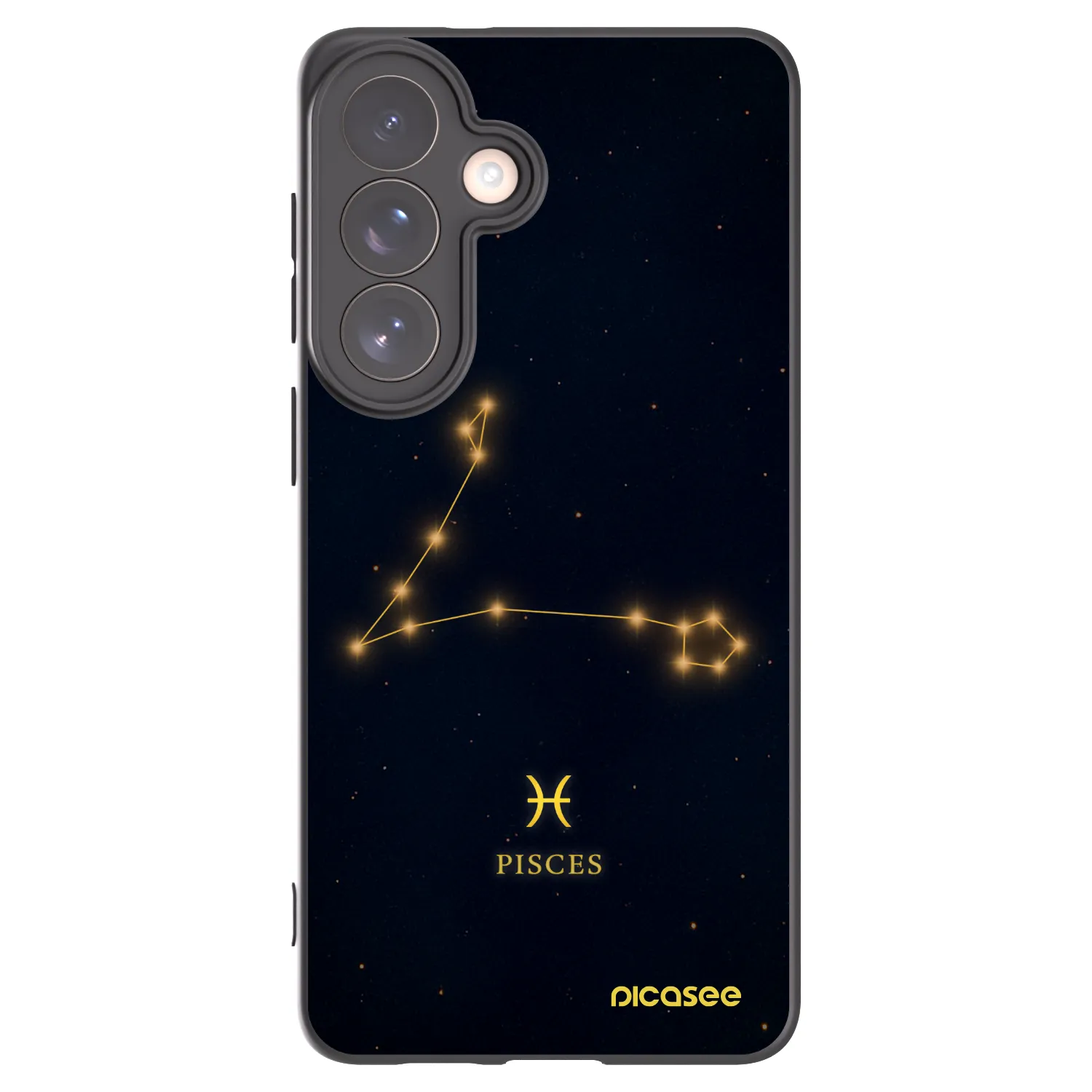 Picasee silikónový čierny obal pre Samsung Galaxy S26+ - PISCES