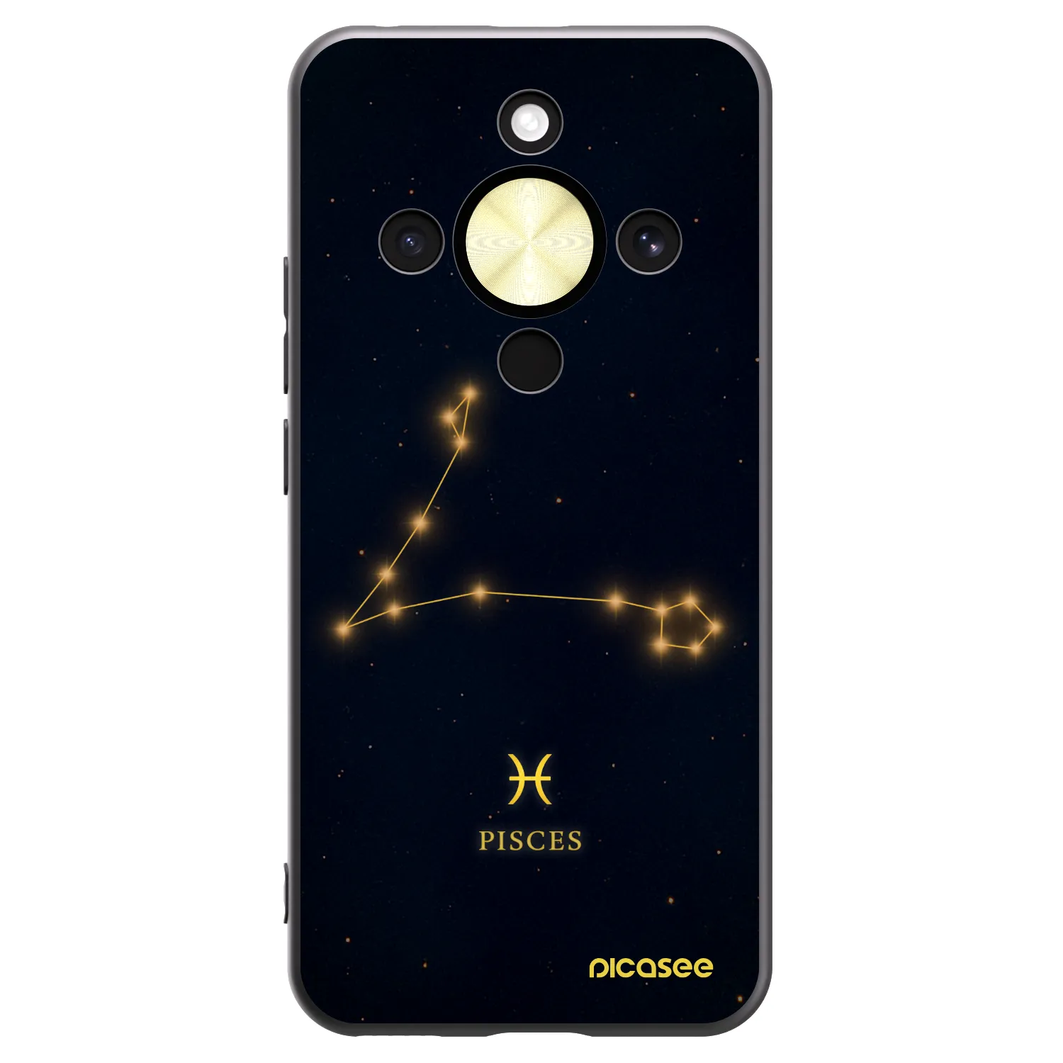 Picasee silikónový čierny obal pre Honor Magic8 Lite 5G - PISCES