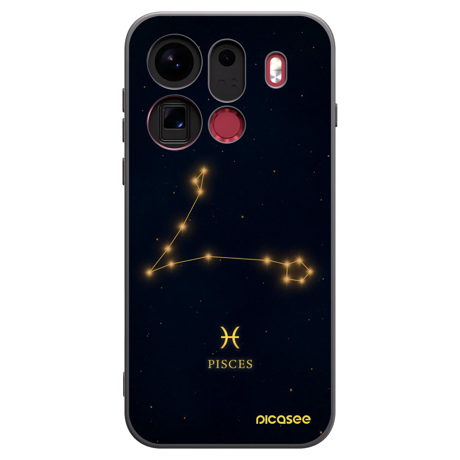 Picasee silikónový čierny obal pre OPPO Find X9 Pro - PISCES