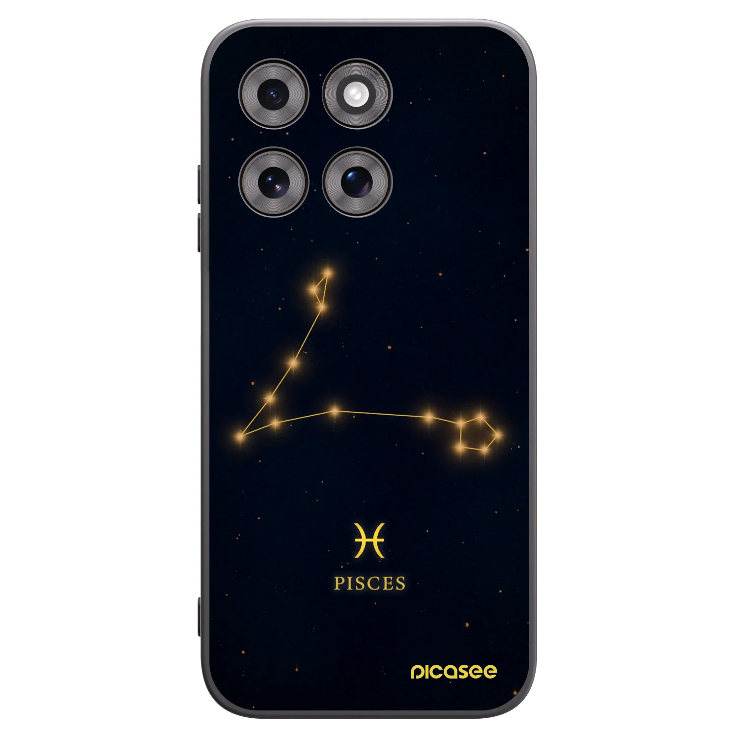 Picasee silikónový čierny obal pre Motorola Moto G77 - PISCES
